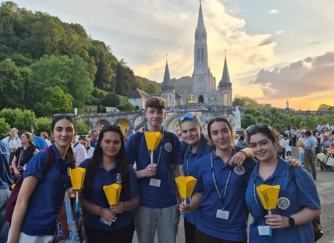Our young parishioners in Lourdes