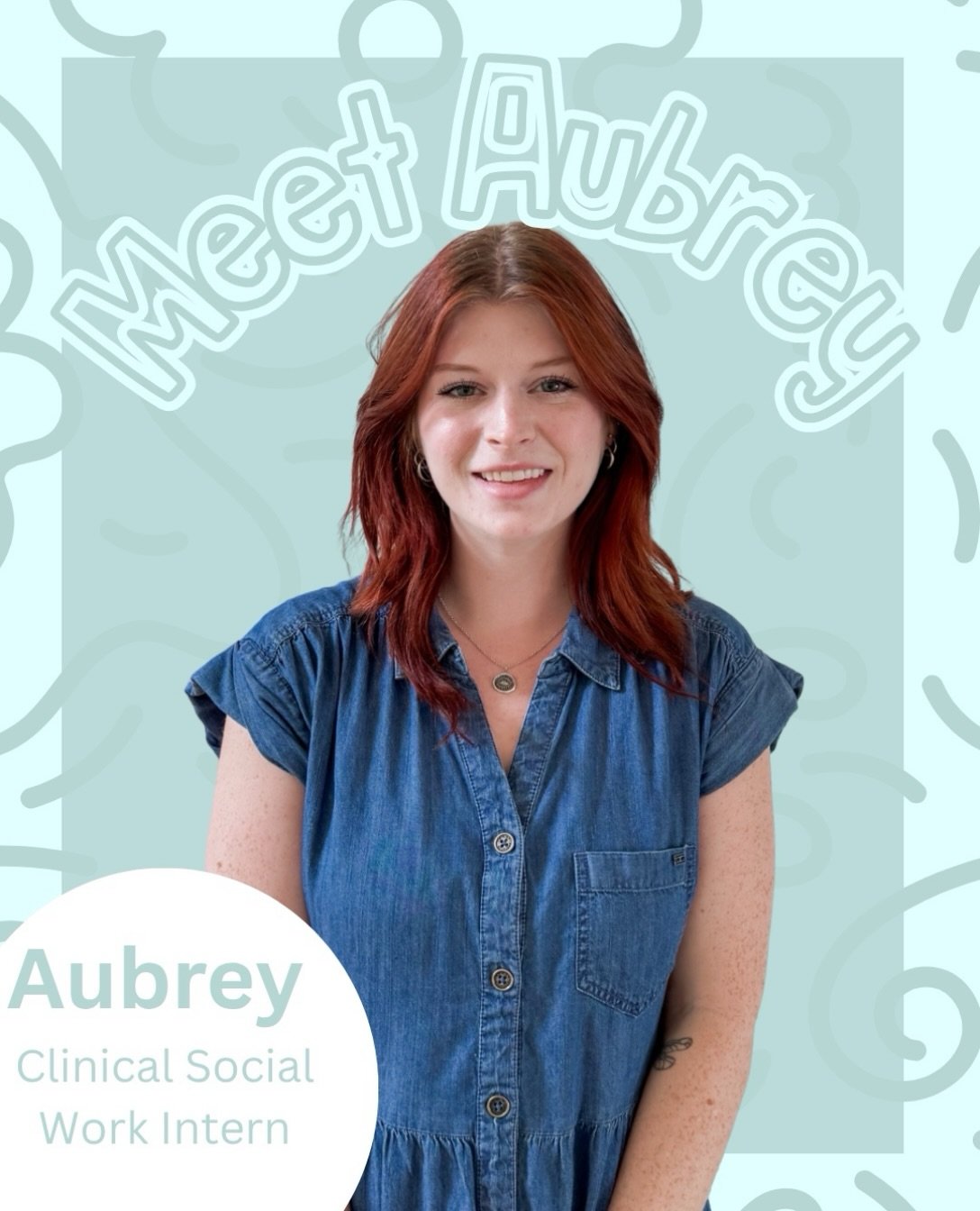 We are excited to welcome Aubrey Askew who will be completing her clinical social work internship with us! Here is a little about Aubrey:

Aubrey is a Social Work Intern under the supervision of Stephanie Hase, LICSW-S, RPT-S. She is completing her M