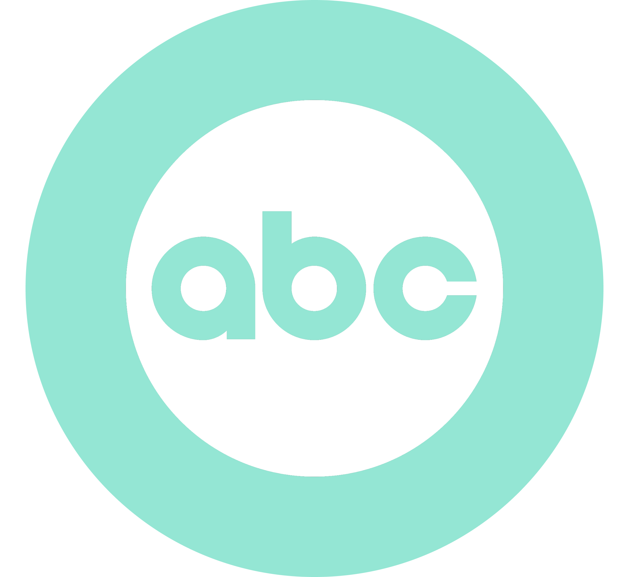 A logo with the letters 'abc' in light teal color inside a white circle, which is surrounded by a larger teal circle.