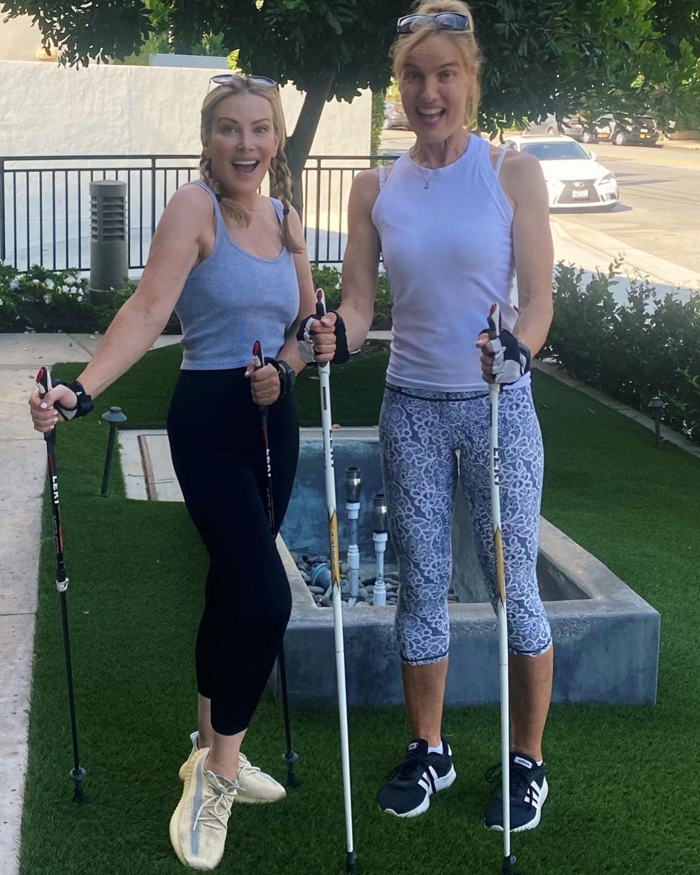 I&rsquo;m really excited to share with you my new found workout program my friend @irenamedavoy introduced me to. @nordicbody by Malin Svensson, who is a world class Nordic Walking &amp; Fitness  Club Trainer, inspiring especially,  people 50+ to be 