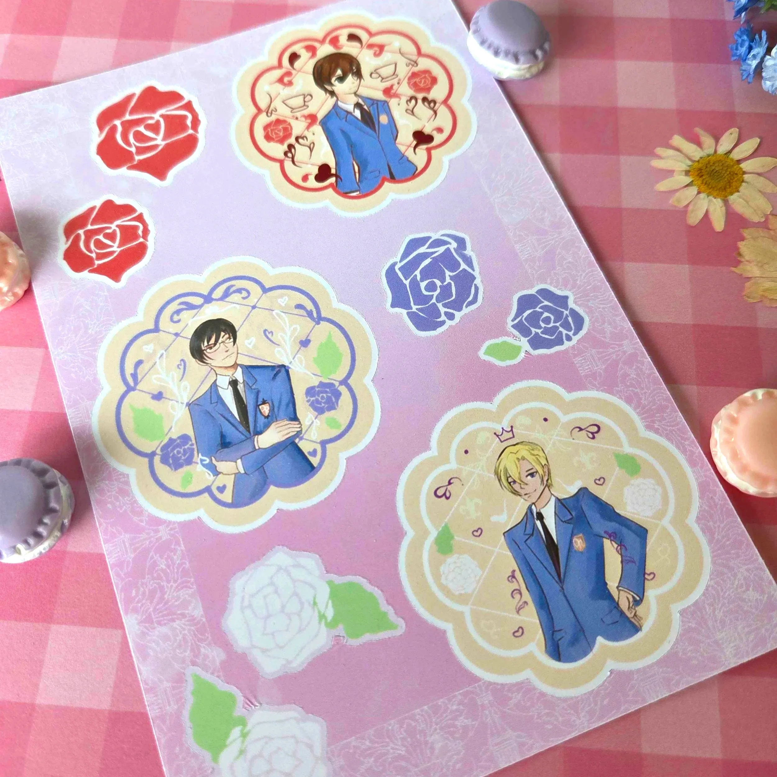tamaki+haruhi+kyoya+cookies+sticker+sheet+1.jpg