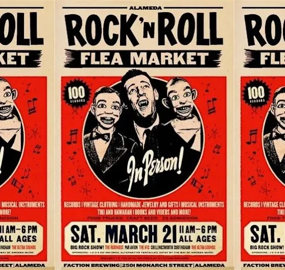 SAVE THE DATE and come get you some @jennsmetaltees at the @alamedarockandrollfleamarket 🤘🏻