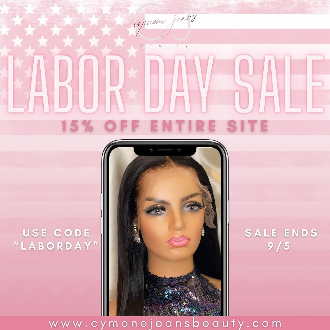 Use code &ldquo;LABORDAY&rdquo; for 15% OFF the entire site, custom wigs included and Super Growth Hair Oil is fully stocked! 
🛍 SHOP TODAY!

LINK IN BIO ➡️ @cymonejeansbeauty 

WWW.CYMONEJEANSBEAUTY.COM

#celebrityhair #rawbundles #seahair #cambodi