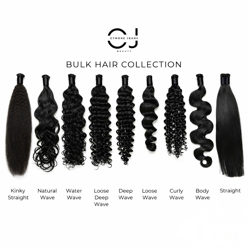 Introducing the Cymone Jeans Beauty Bulk Hair Collection ✨
Premium bulk hair designed for ultimate versatility and flawless installs. Perfect for boho braids, microlinks, UV extensions, loc repair, and custom wig making. Available in multiple texture