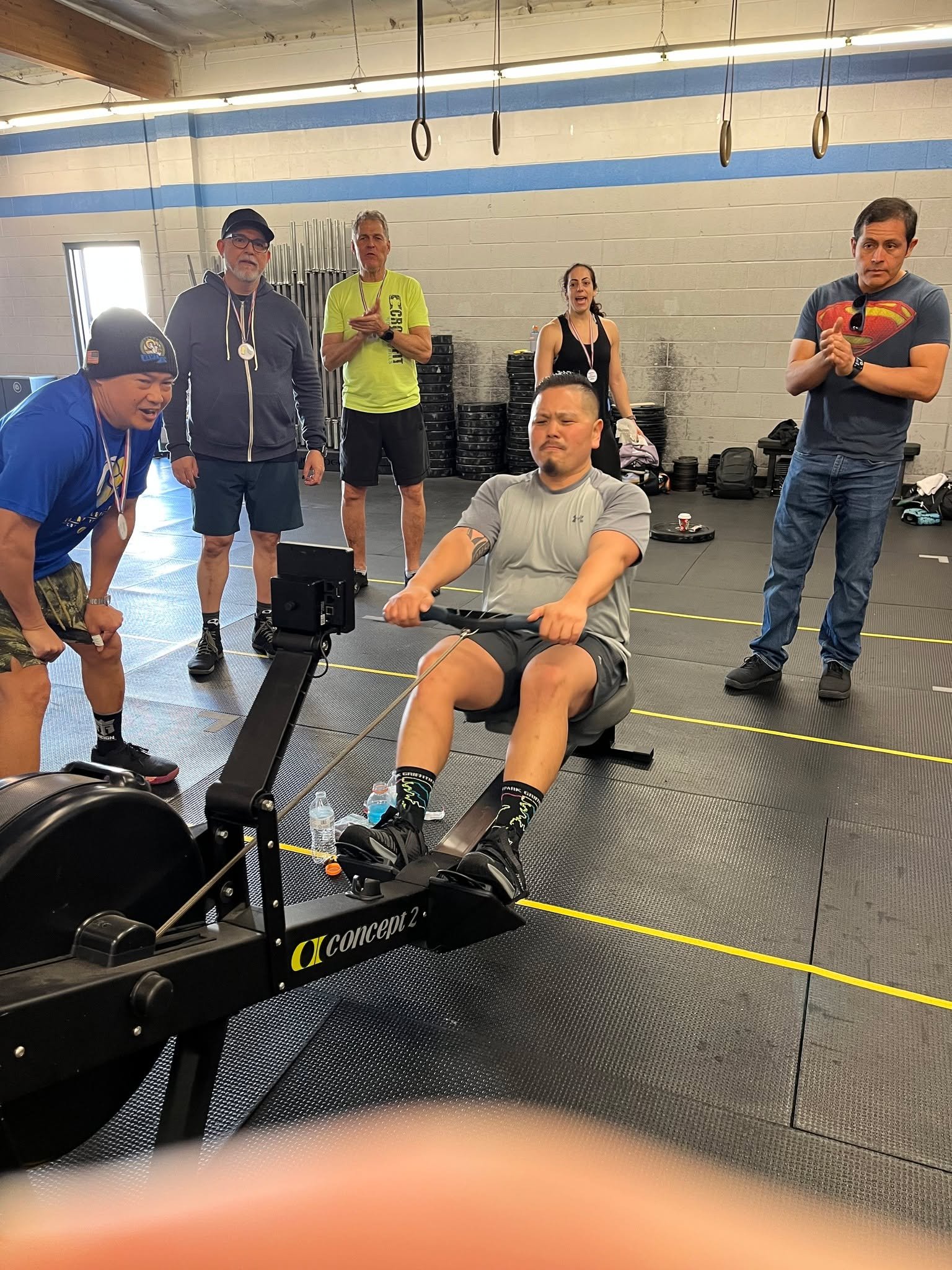 EVERY 3:00 x 5 SETS 
500/400m Row 
Max Burpees in Time Remaining...

-Rest 1:30 b/t Sets- 

**Today&rsquo;s workout has 5 sprint-like efforts, where we will PUSH for 3:00, then REST for 1:30.
The goal is to push at just under a sprint pace on the row