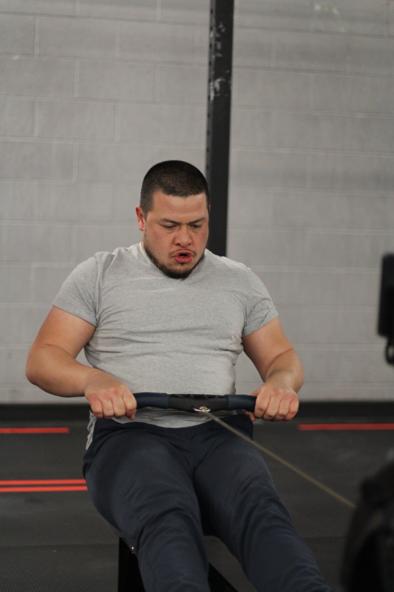 EVERY 3:30 x 5 SETS 
500/400m Row 
Max Ring Muscle-Ups in Time Remaining...
-Rest 1:30 b/t Sets- 

GOAL: In the workout every row should be 2:15 or less, giving at least 1:00 to work on the pulling gymnastics movement of your choice.

photo: @cosmicp