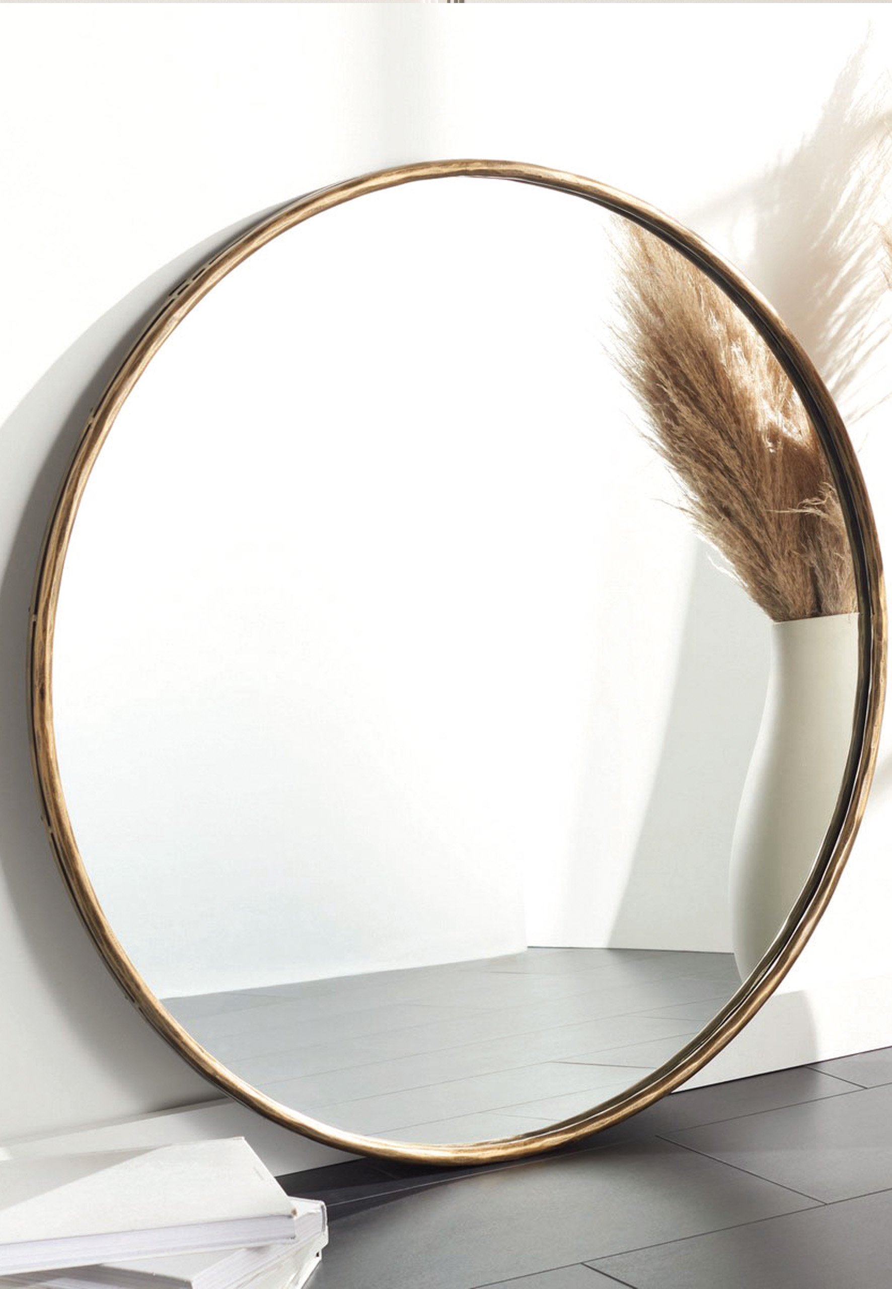Jebediah Oval Metal Mirror