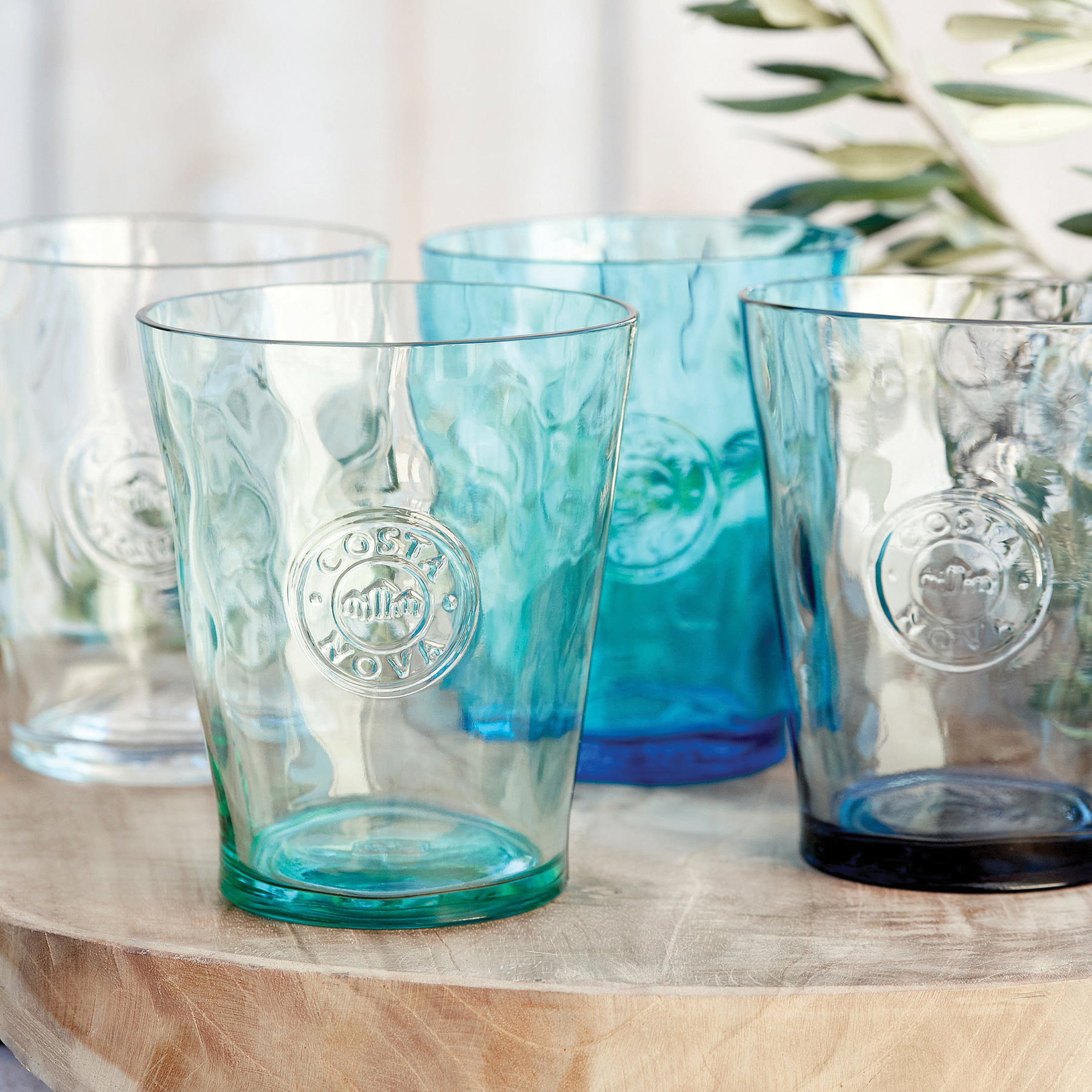  Perfect for daily use and easy to care for, the Costa Nova  Tumbler Medallion  glasses benefit from a uniquely casual look that adds contemporary charm to any occasion.  www.living.ky  