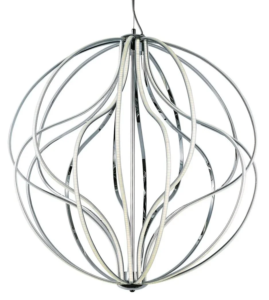  Sculptural, sinuous and effortlessly chic, this  LED Pendant  brings movement to still air – its soft, rippling shape making even weekday dinners feel cinematic.   