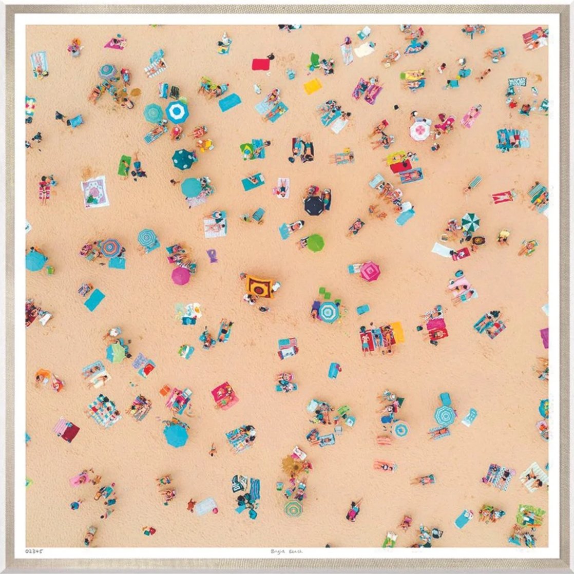  Bask in the vibrant energy of a sun-soaked beach without stepping beyond your front door. Let the  Giclée Fine Art Photography  print transport you to the sea. 