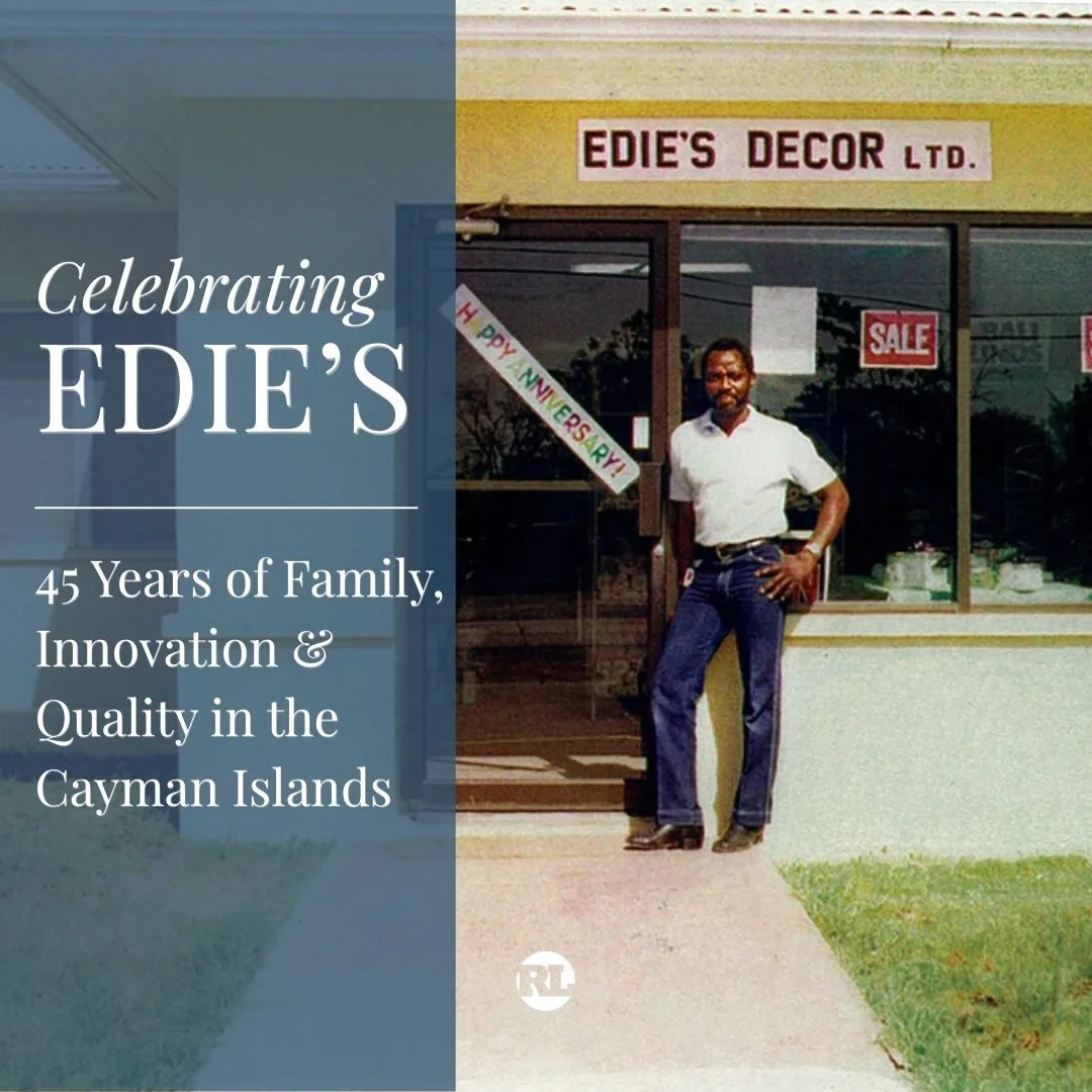✨ CAYMAN ICON: EDIE&rsquo;S MARKS 45 YEARS OF CRAFT &amp; INTEGRITY @edies.ky 

Edie&rsquo;s, one of Cayman&rsquo;s most trusted names in interior coverings, marks 45 years in business in 2026. Siblings Jonathan and Karen Edie share the story behind 