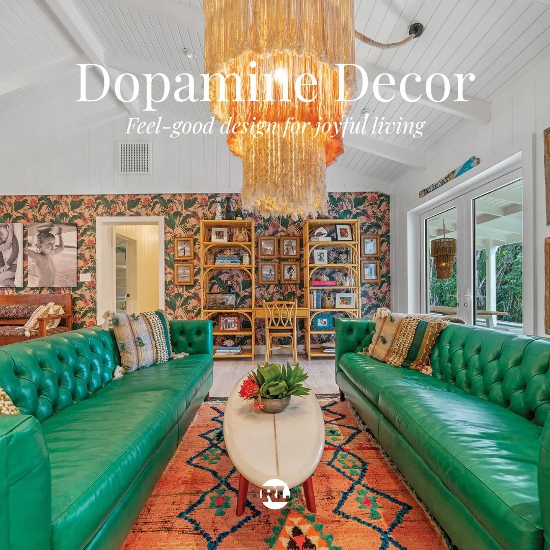 🌈 DOPAMINE D&Eacute;COR: FEEL GOOD DESIGN FOR JOYFUL LIVING

☀️ Design has entered a brighter, more playful era where joy takes centre stage and homes are designed not just to be seen but to be felt.

🦩 Dopamine d&eacute;cor invites us to embrace c