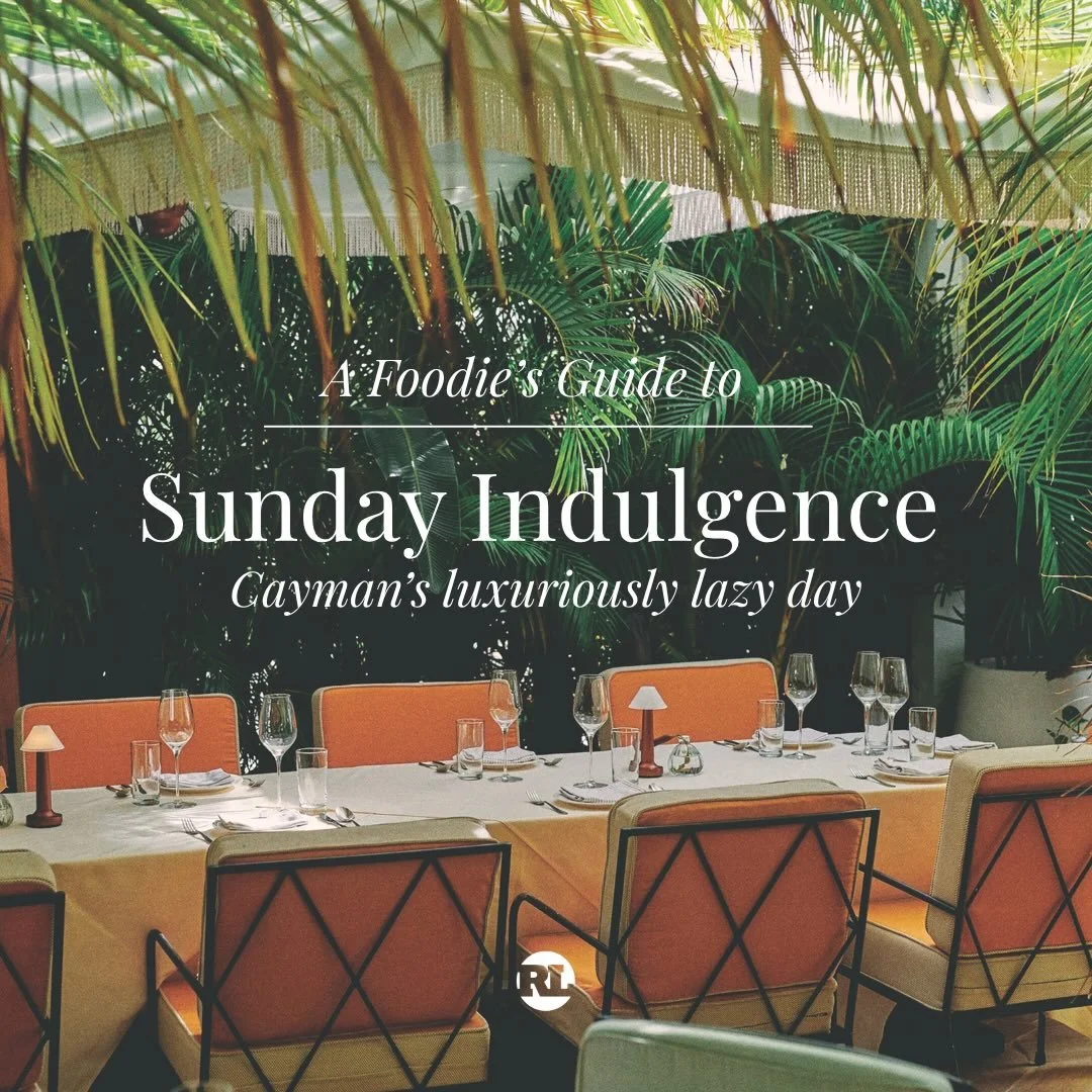 🌞 SUNDAYS ARE FOR PLEASURE AND LEISURE

🇰🇾 This is the day for waking slowly, lingering over breakfast and easing into island time, lazing at the beach, clinking glasses as the sun goes down and drifting into a decadent dinner. Here is how to tast