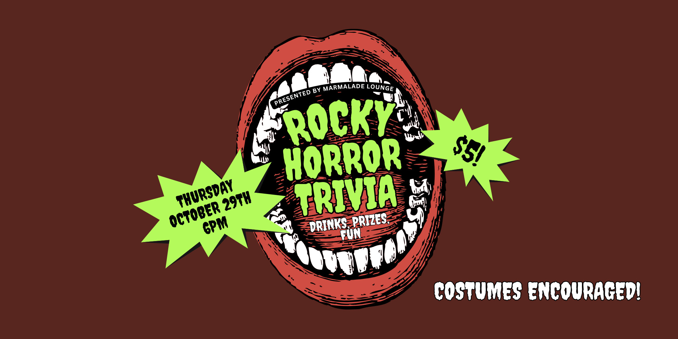 Rocky Horror Picture Show Trivia Night