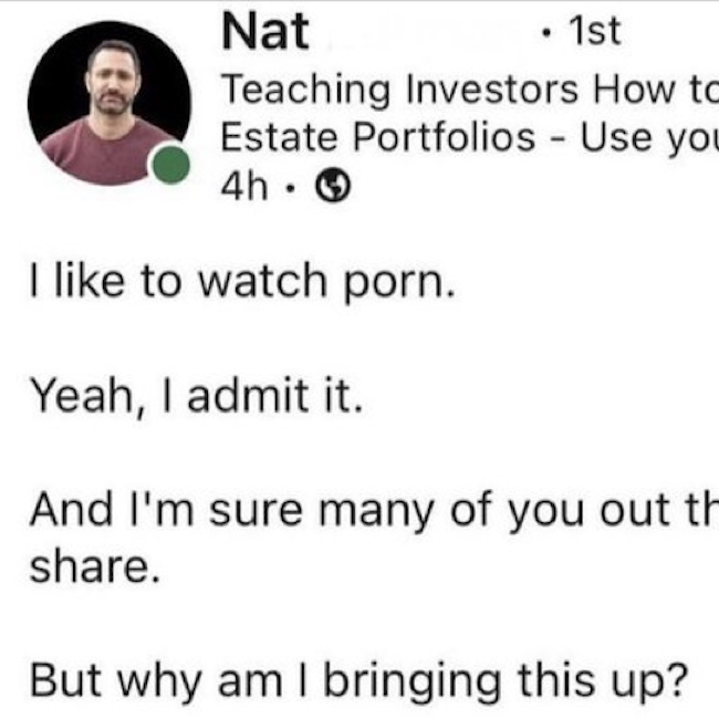 The most honest man on LinkedIn