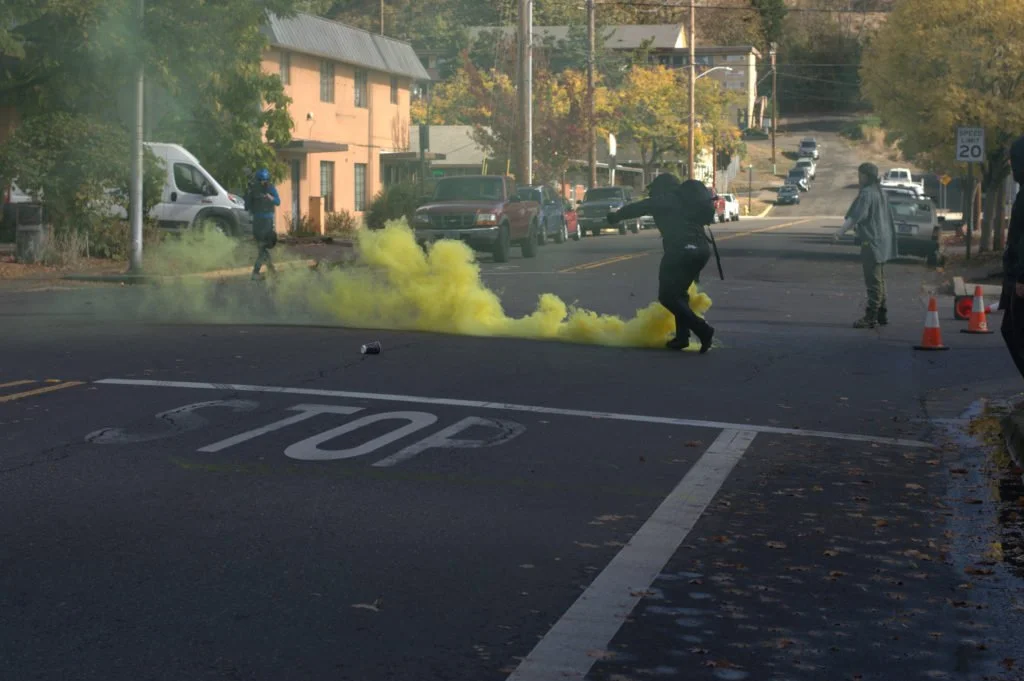 "Save the Children" Protesters Protest Child