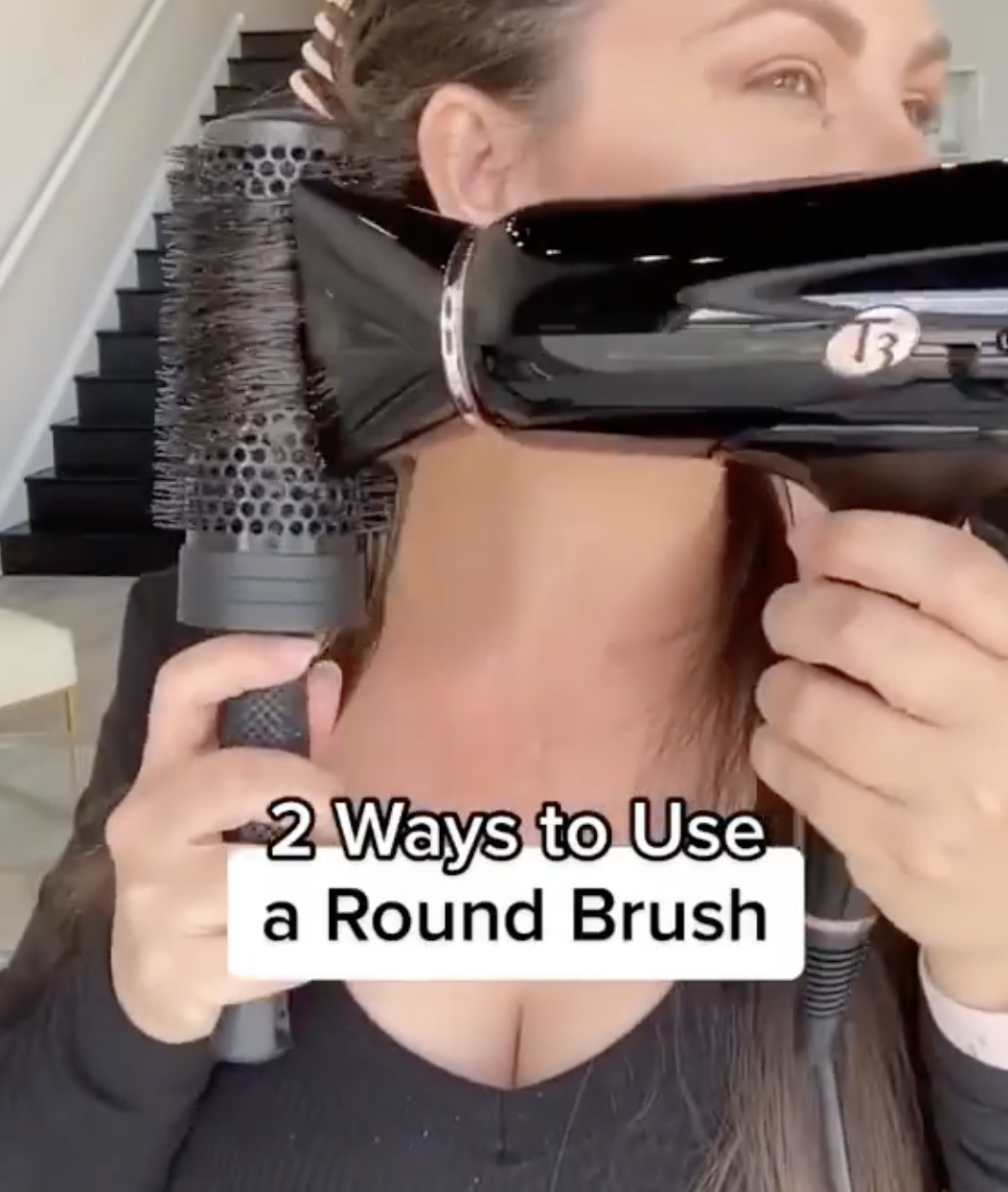 How To: Use a Round Brush 2 Ways