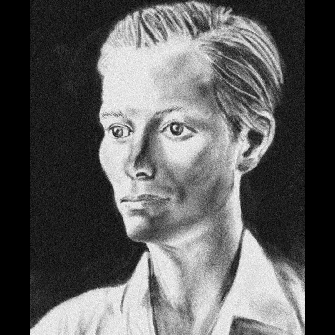 II Prepatory sketch (no trace) for a ceramic bust I am starting. Before configuring the clay structure, I will also be drawing a turnaround of the head and neck (360) to use as a guide when sculpting&hellip;I am using photographs of an actor as inspi