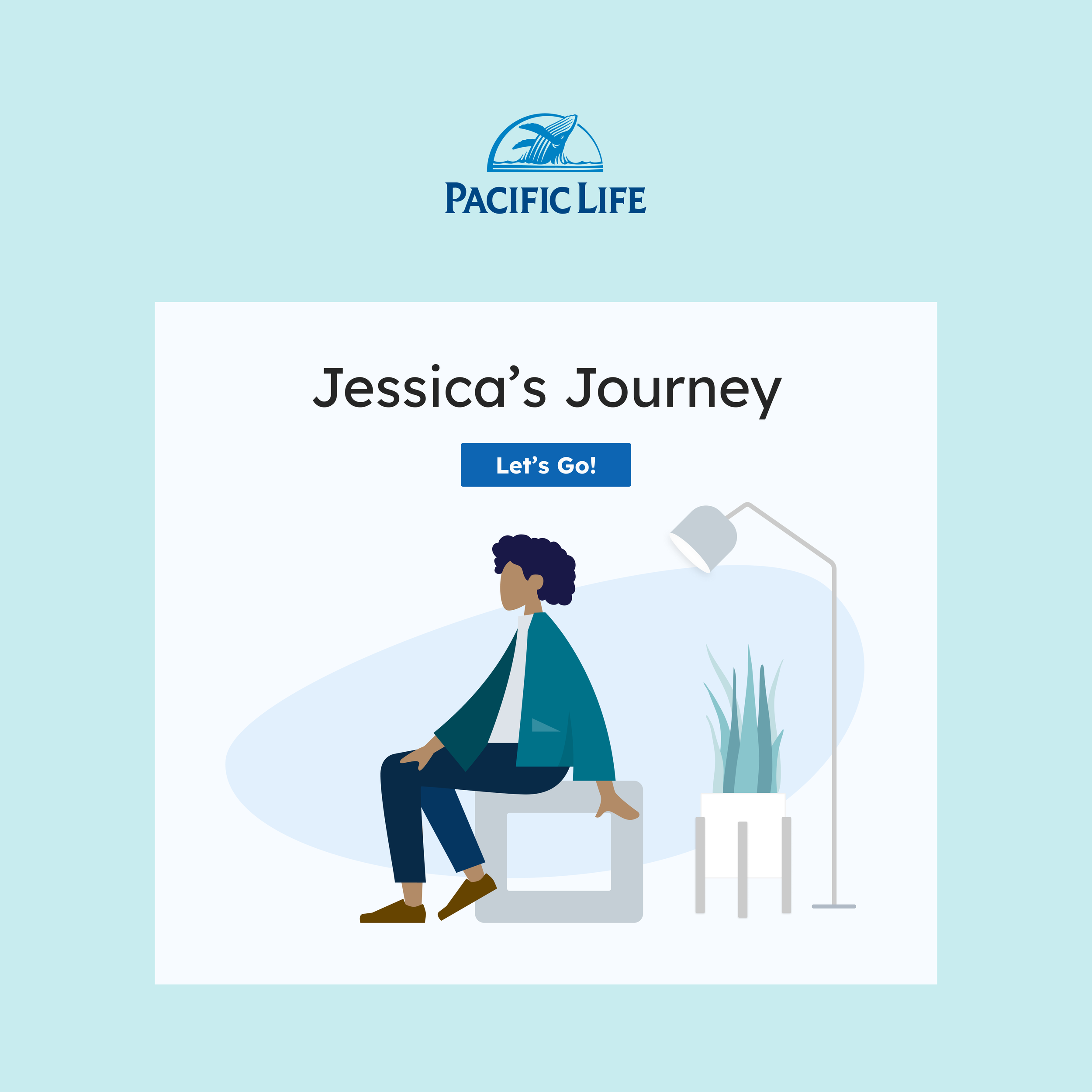 illustration of the main user in a strategic visioning deck