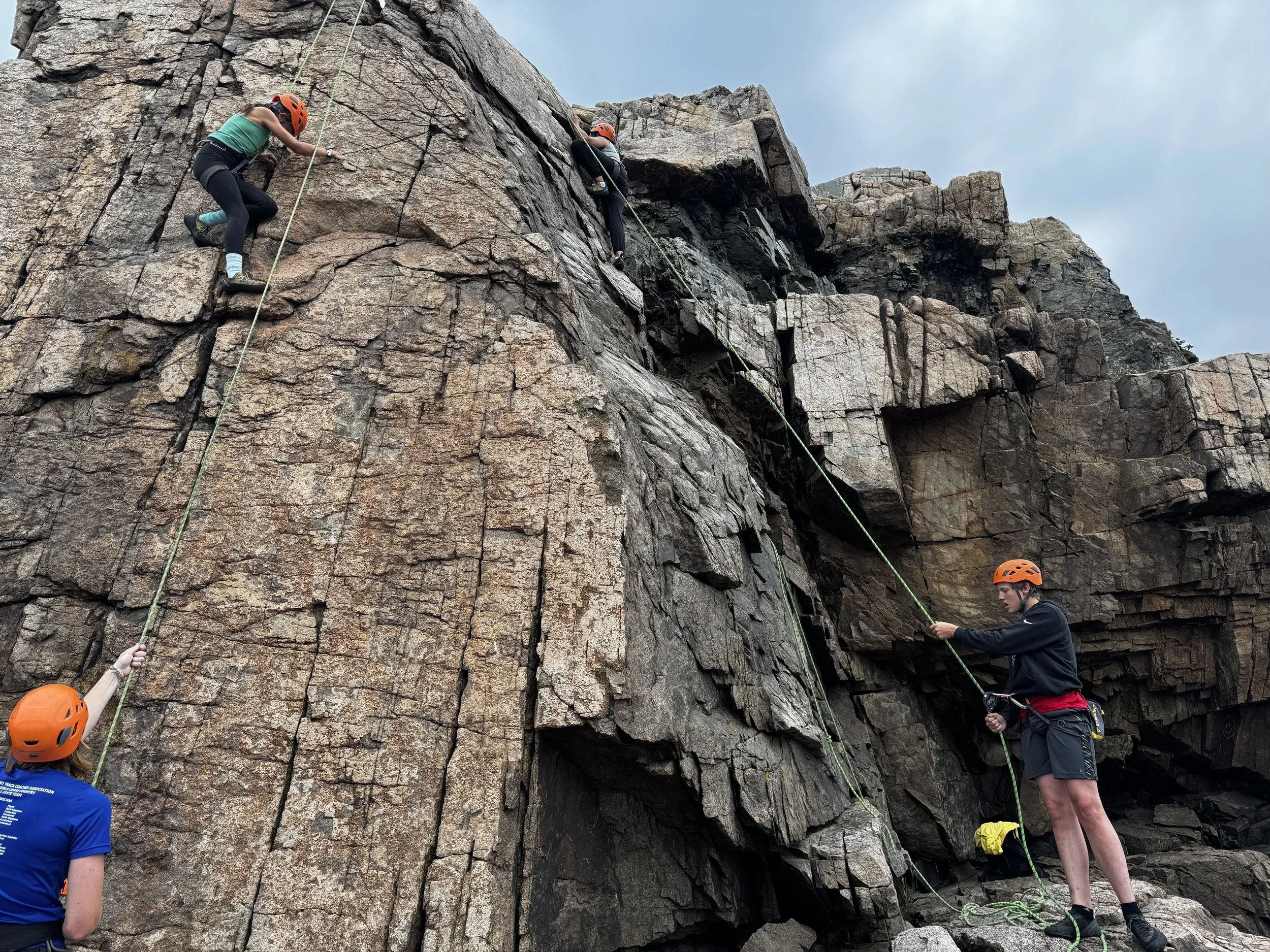 Overnight Youth Rock Climbing Camp in Camden & Acadia, Maine