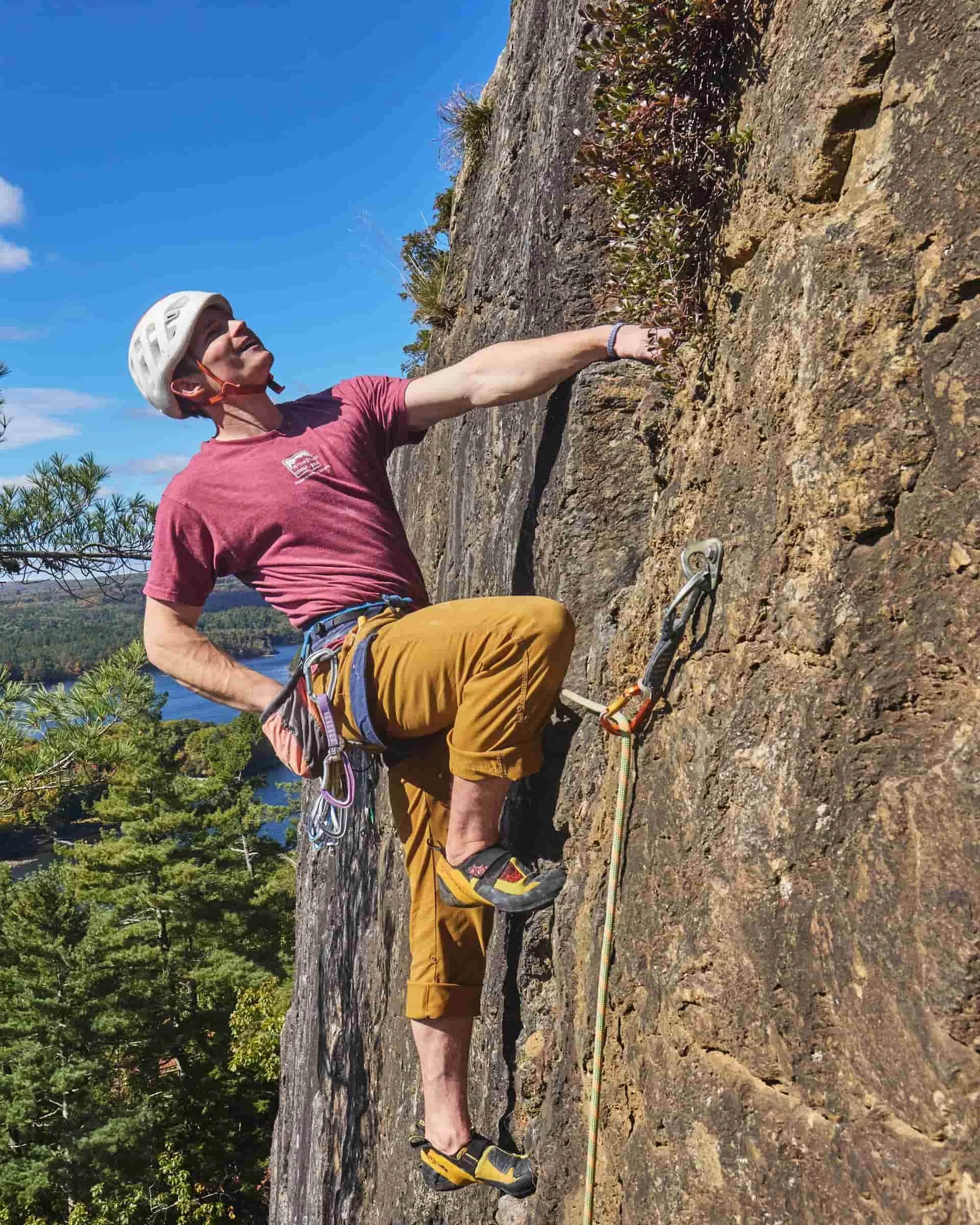 Rock climbing in camden