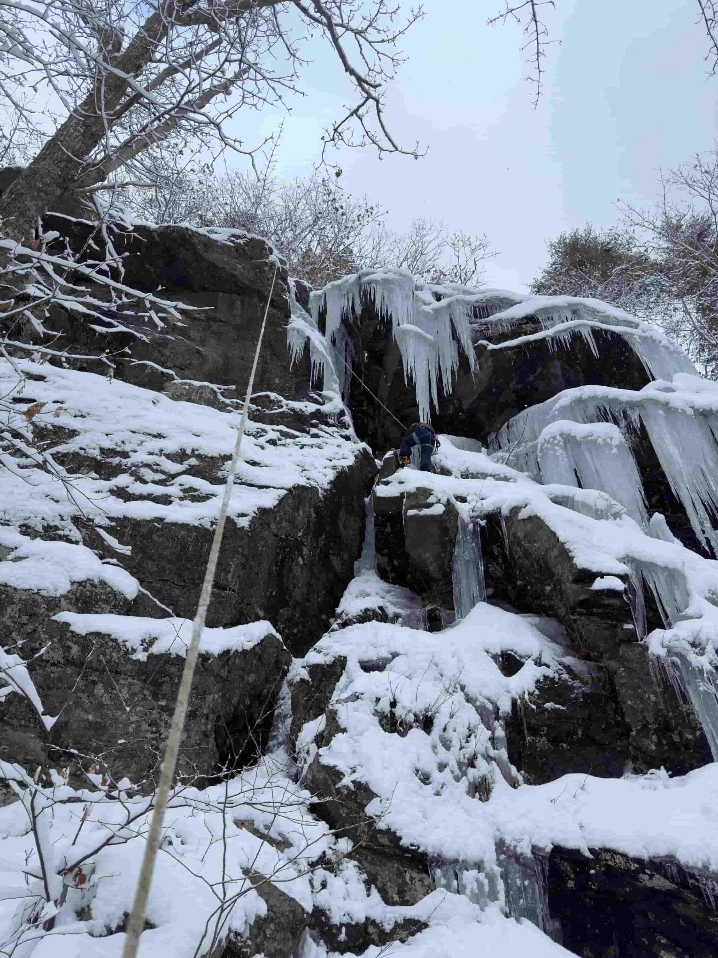 Maine Ice climbing
