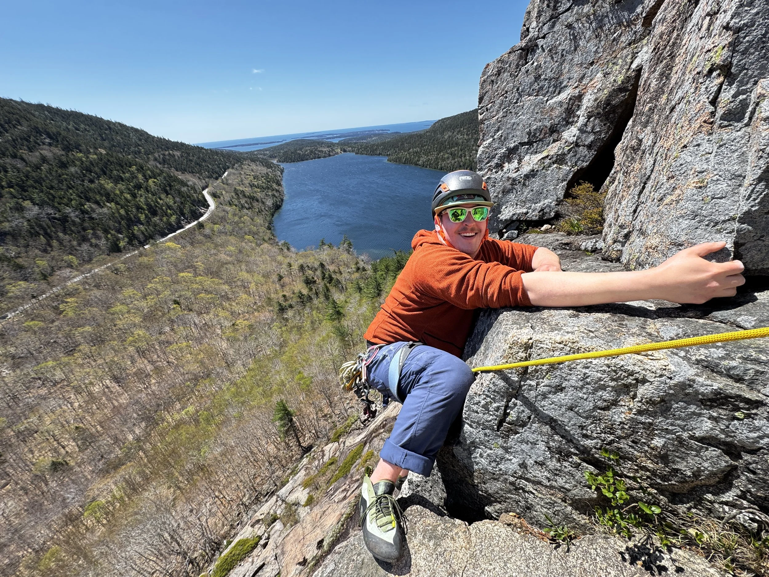 rock climbing guide acadia