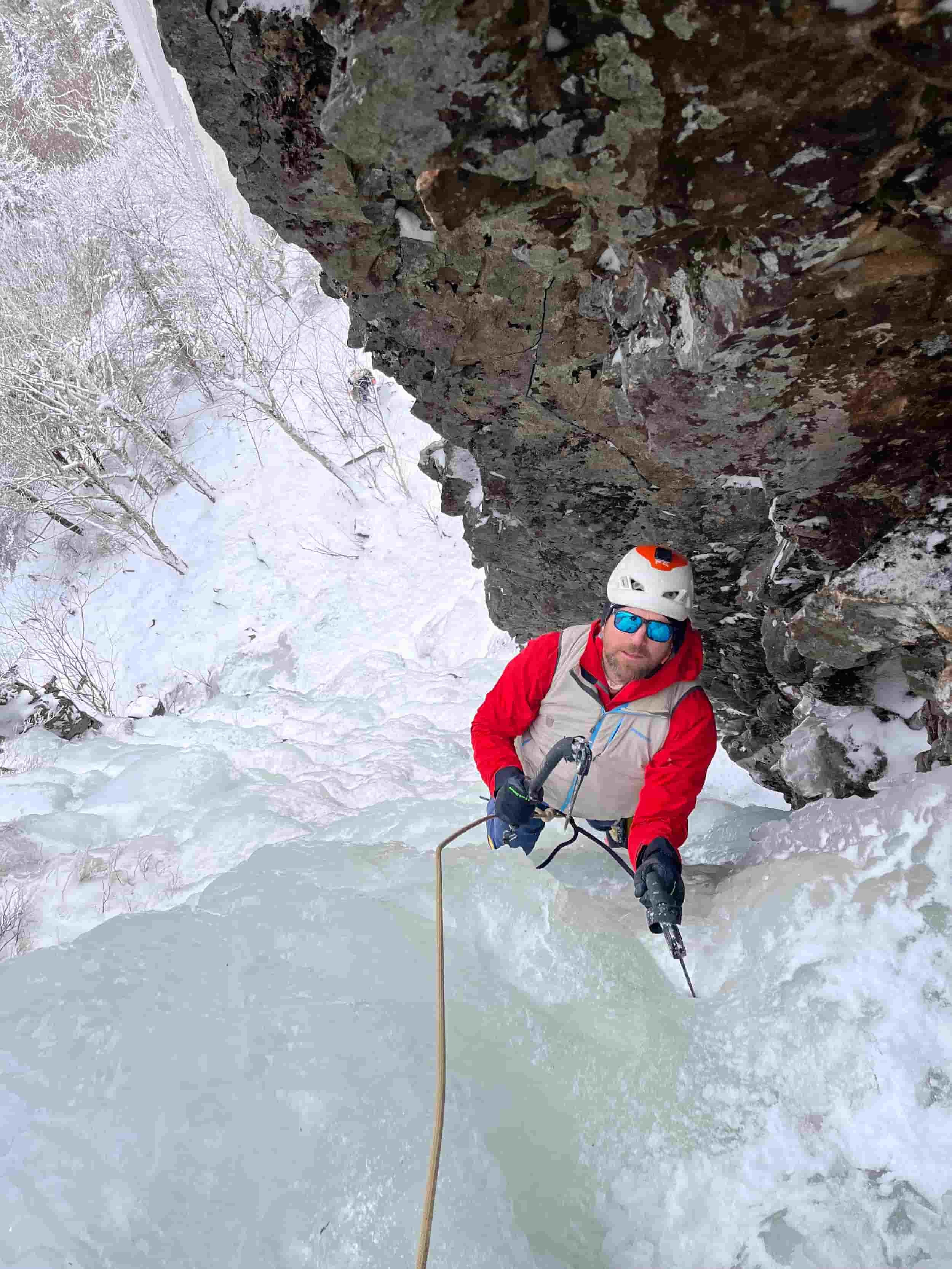 Guided Ice climbing in Maine