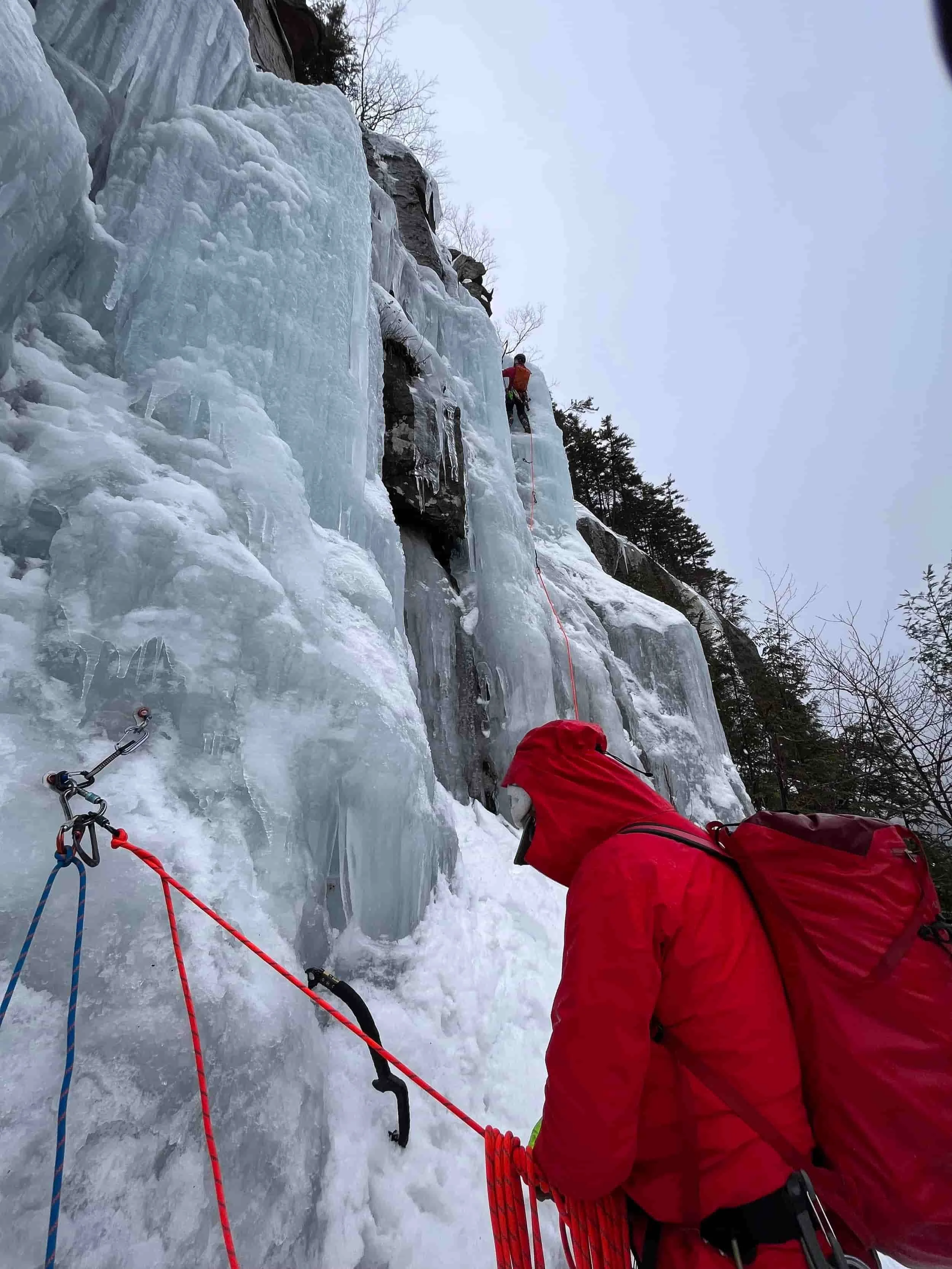 Ice climbing guide's in maine