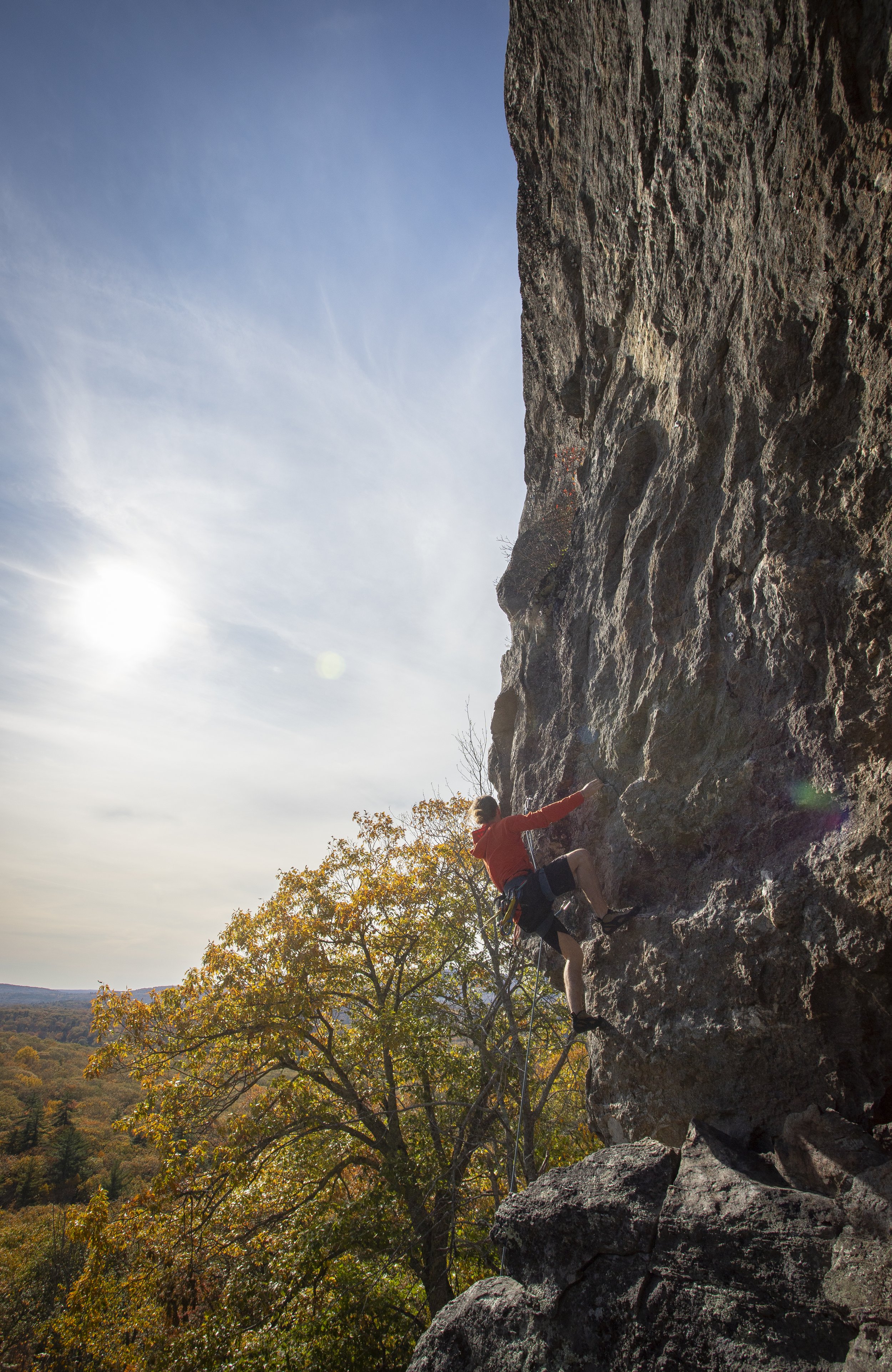 Camden ramparts rock climbing