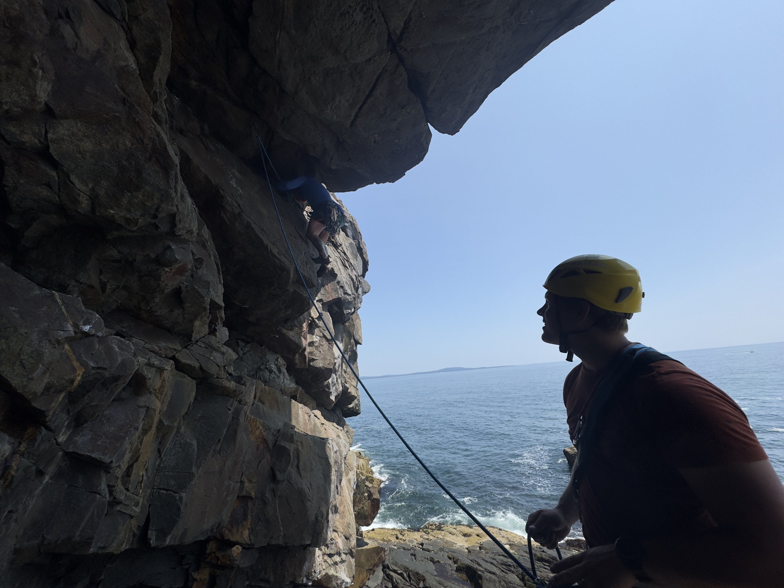 Great Head Rock climbing in Maine