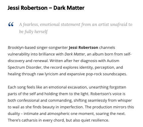 Bops: TODAY’S POP ROCK BOPS // SHWETA HARVE, GIG, ANTHONY CASUCCIO &amp; JESSI ROBERTSON