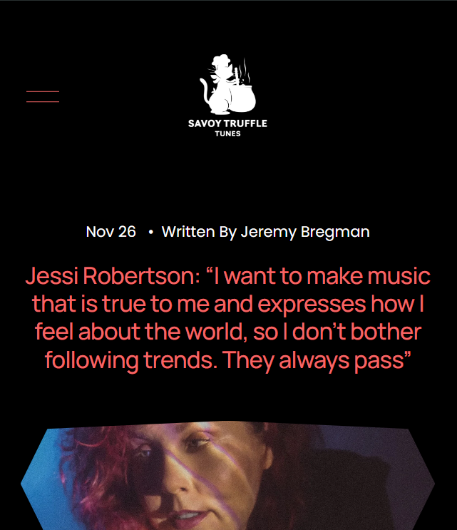 SAVOY TRuffle Interview