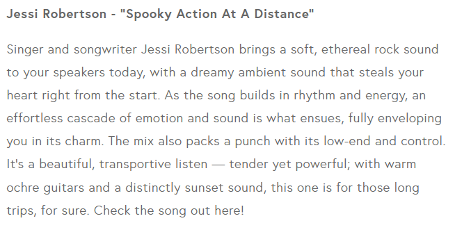 Lost in The Manor: Rock Picks