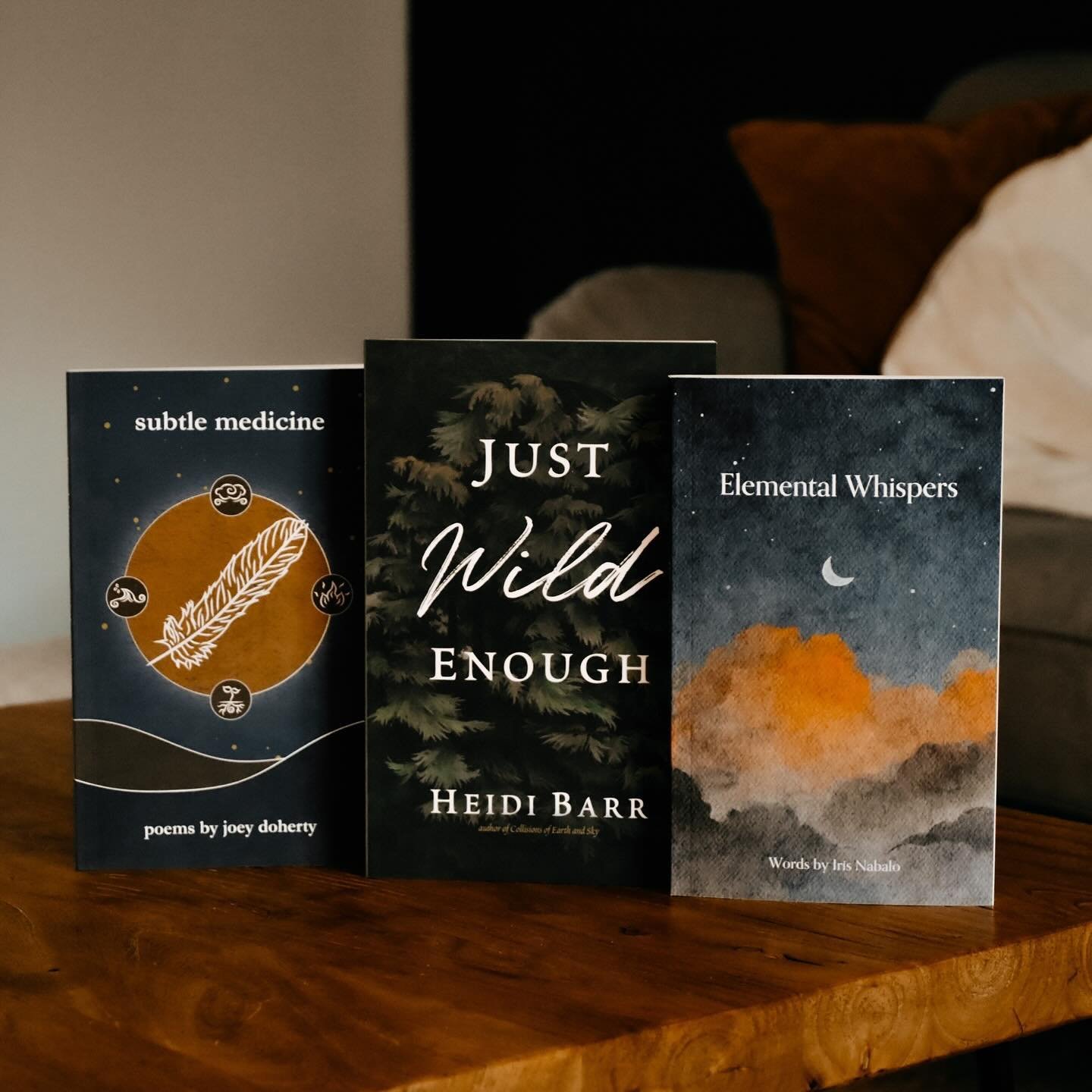 Who are we sending this book bundle of nature poetry, authored and signed by Joey Doherty, Heidi Barr, and myself. 

If you want that to be you, simply: follow all three of us - @nabalo, @heidicbarr, and @joeydoherty - and leave a sweet little note f