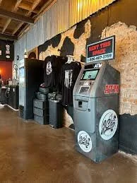 ATM in Barbershop