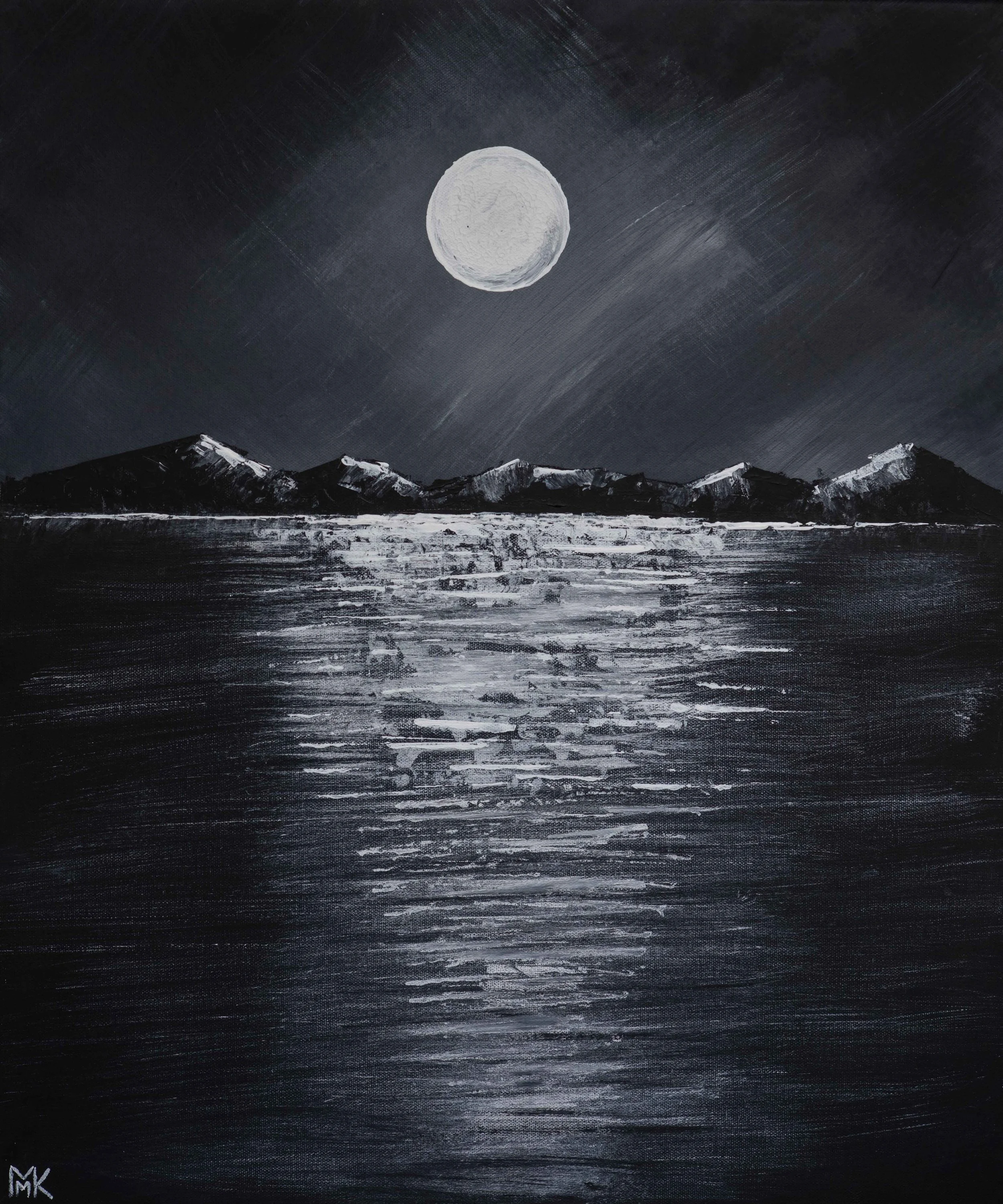 Icy Moonrise - Print
