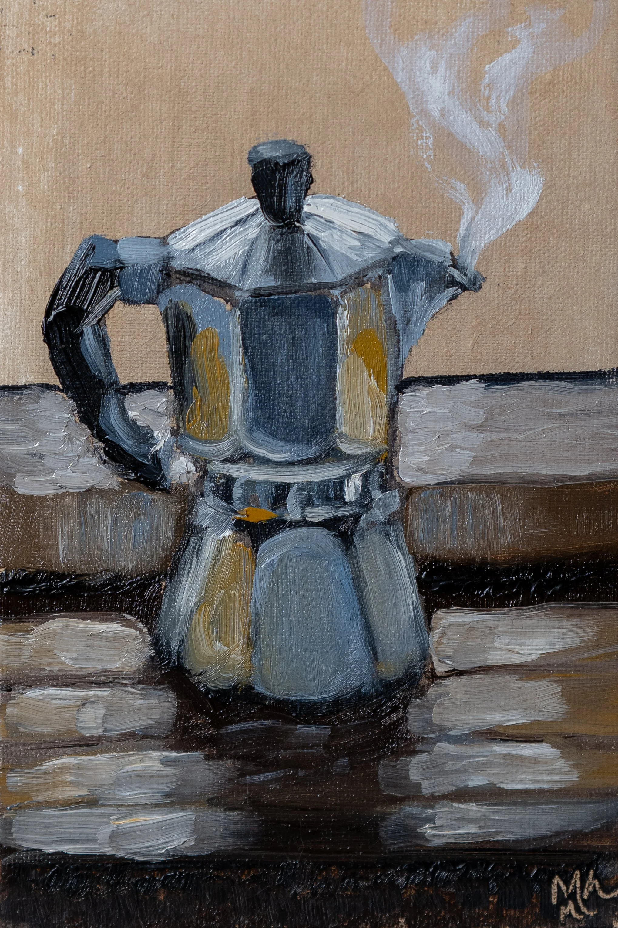 Moka Pot - Original Painting SOLD