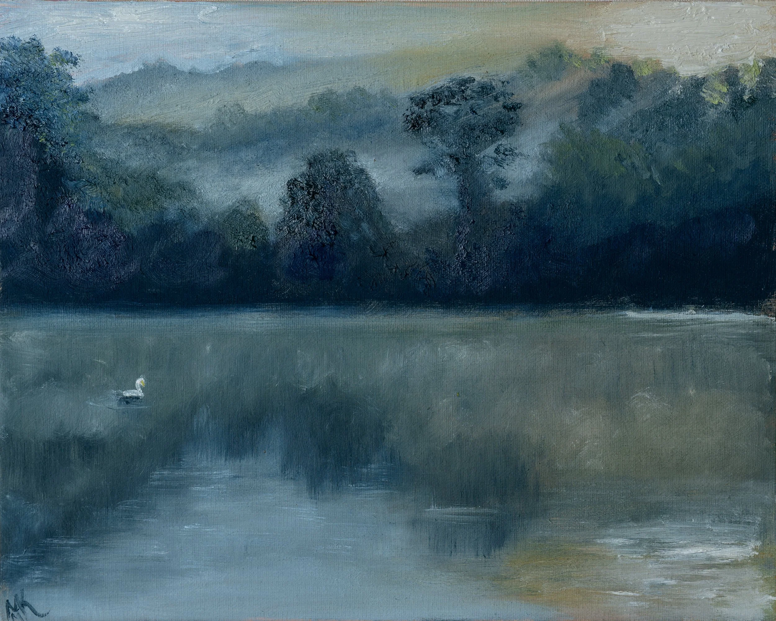 Lake Redman Sunrise - Original Painting SOLD
