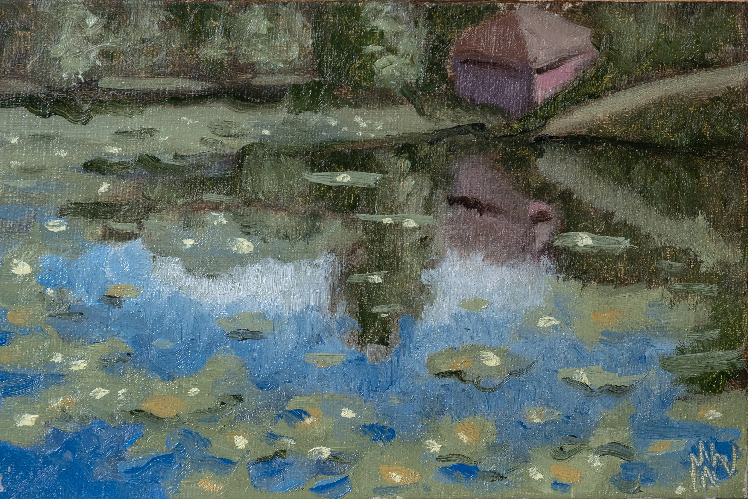 Lily Pad Pond - Original Painting
