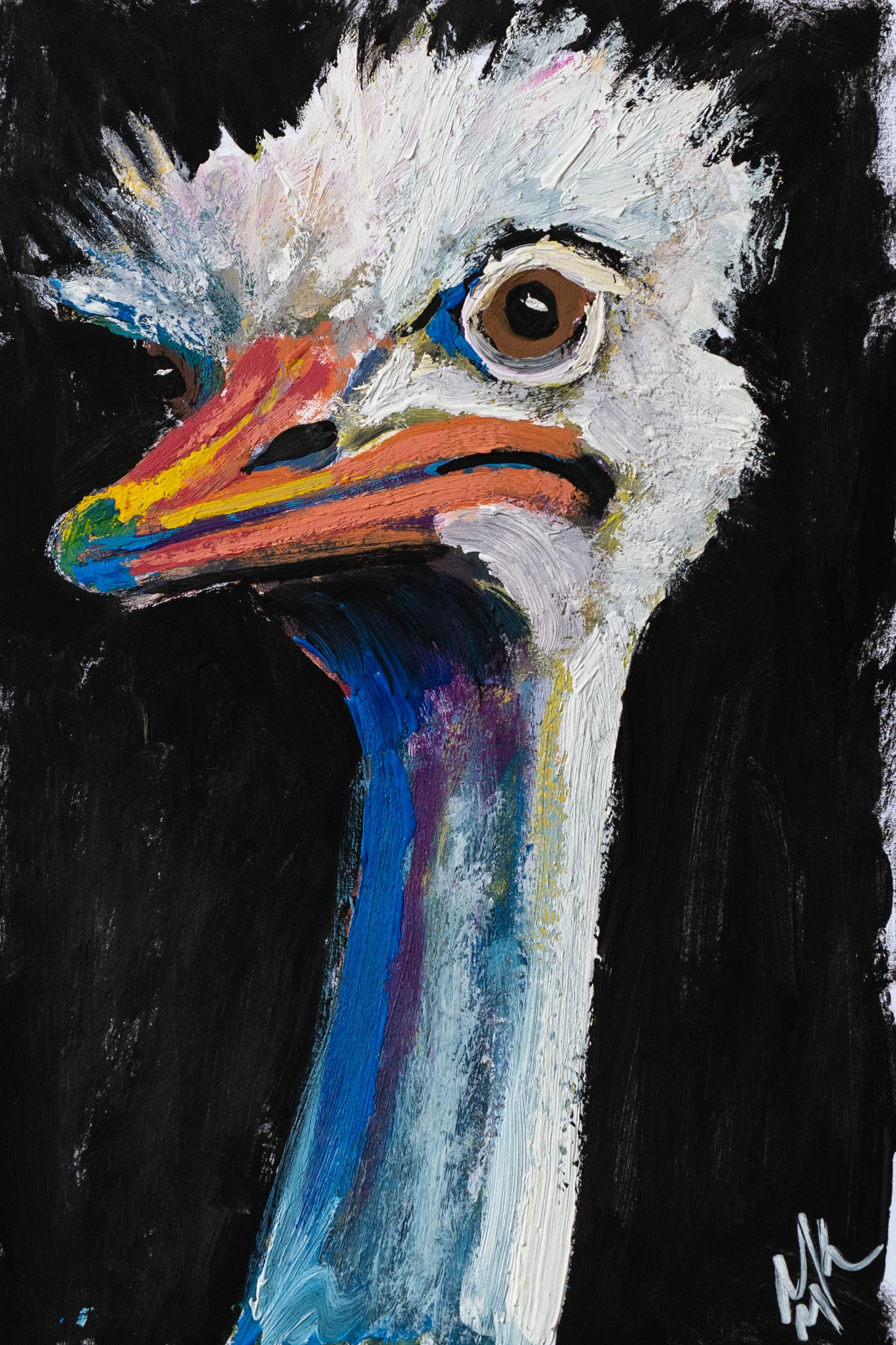 "Henri" - Original Gouache Painting