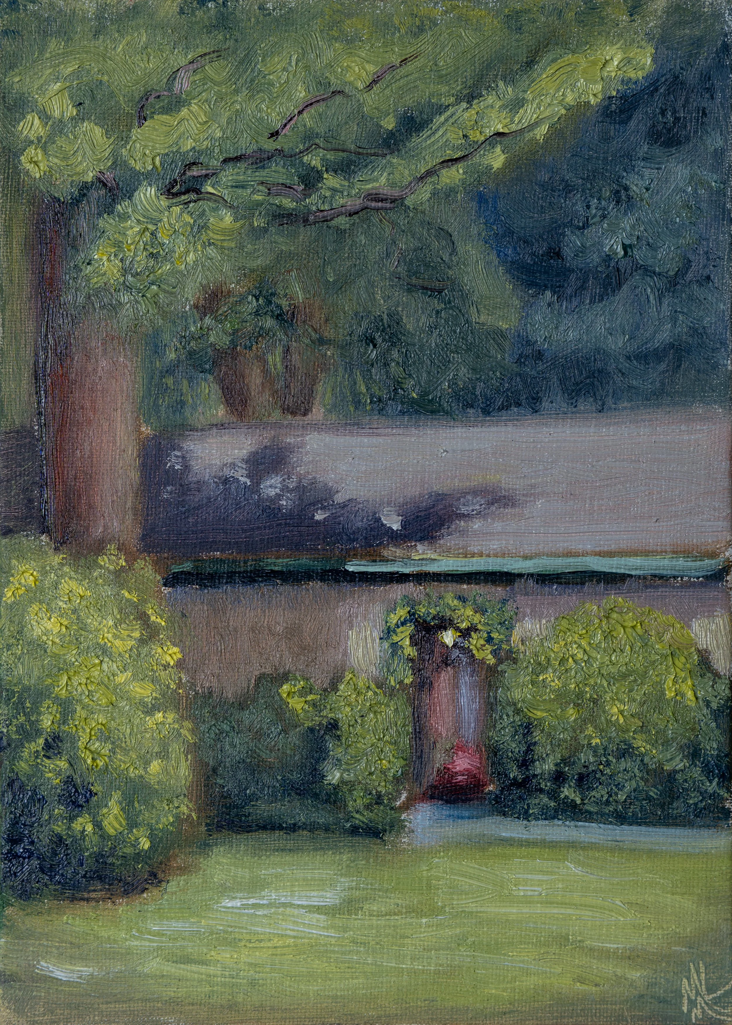 Conestoga House & Gardens - Original Painting SOLD