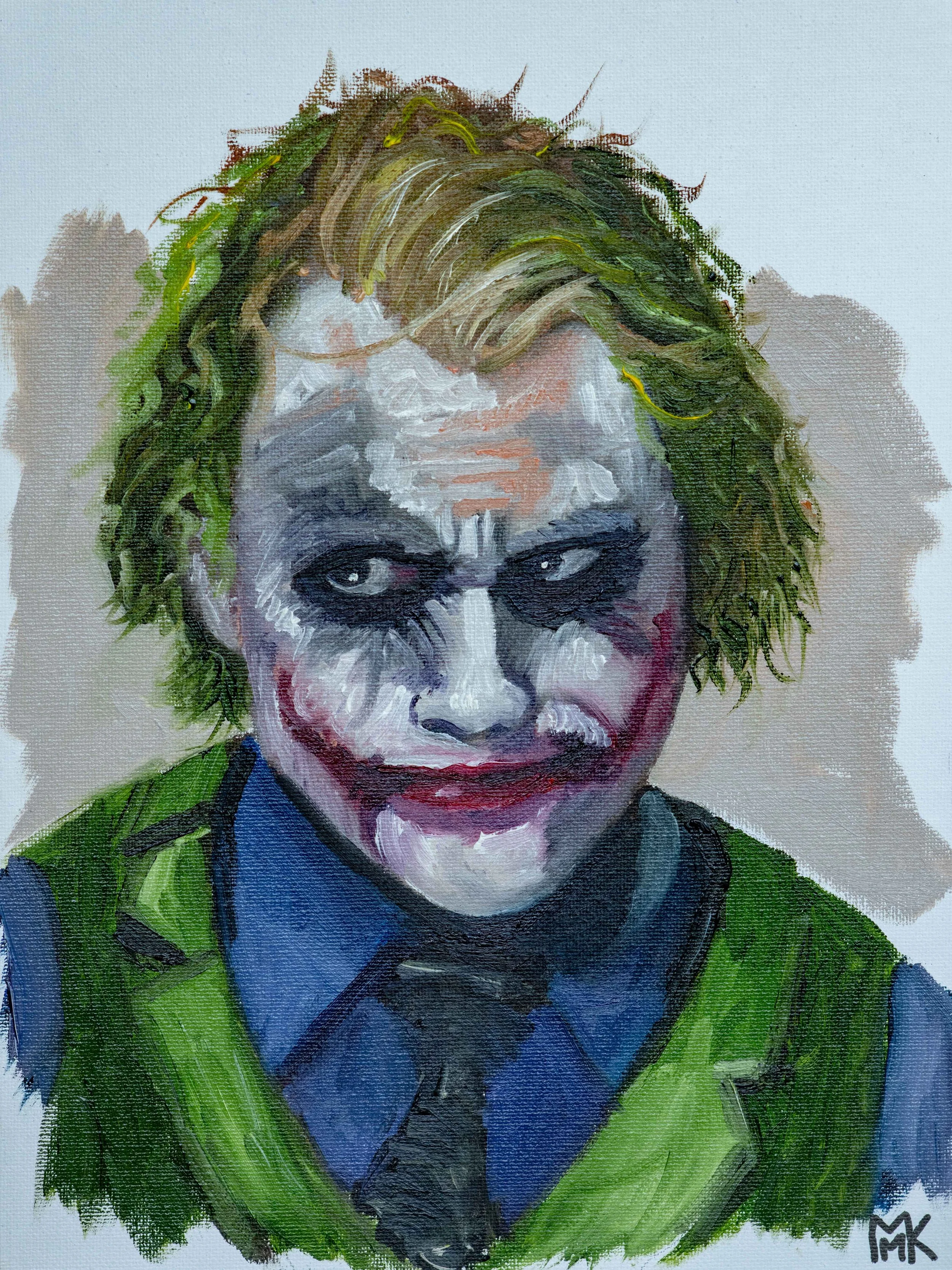 Heath Ledger as The Joker - Original Painting