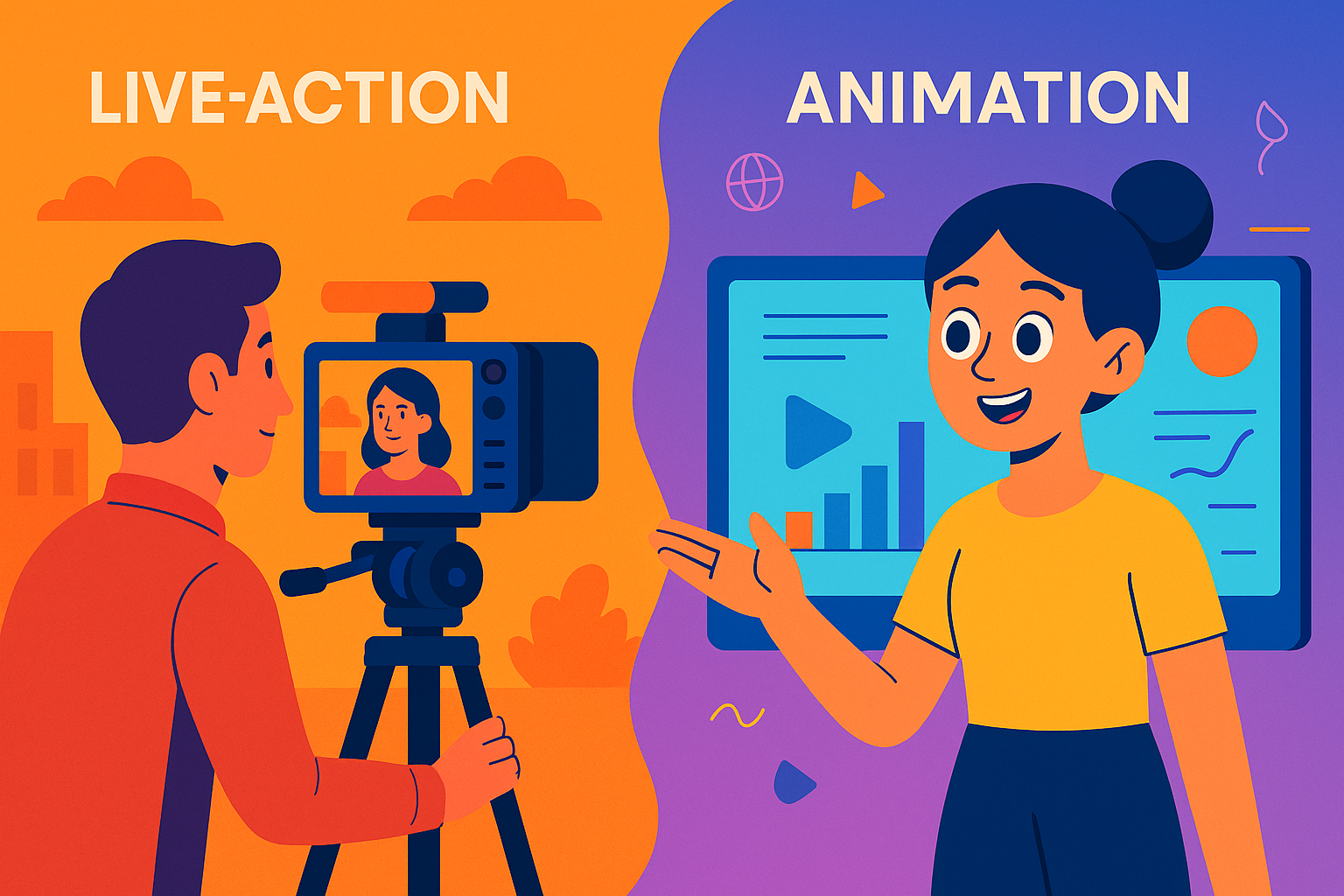 Live-Action or Animation? Choosing the Right Video Style for Your Business