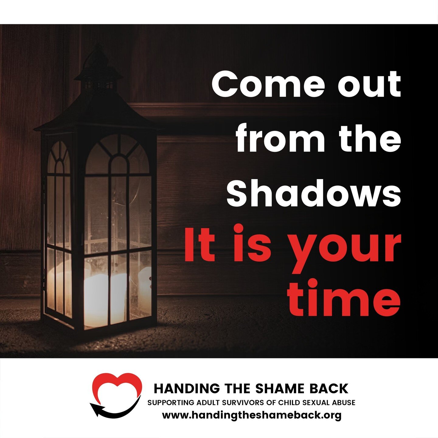 We Honour You!
Handing the Shame Back stands by all Survivors as they come out of the shadows! Whether this means you tell a trusted person, or you share with a therapist, you are not alone! ❤️
Sign up to our website and get access to some of the mos