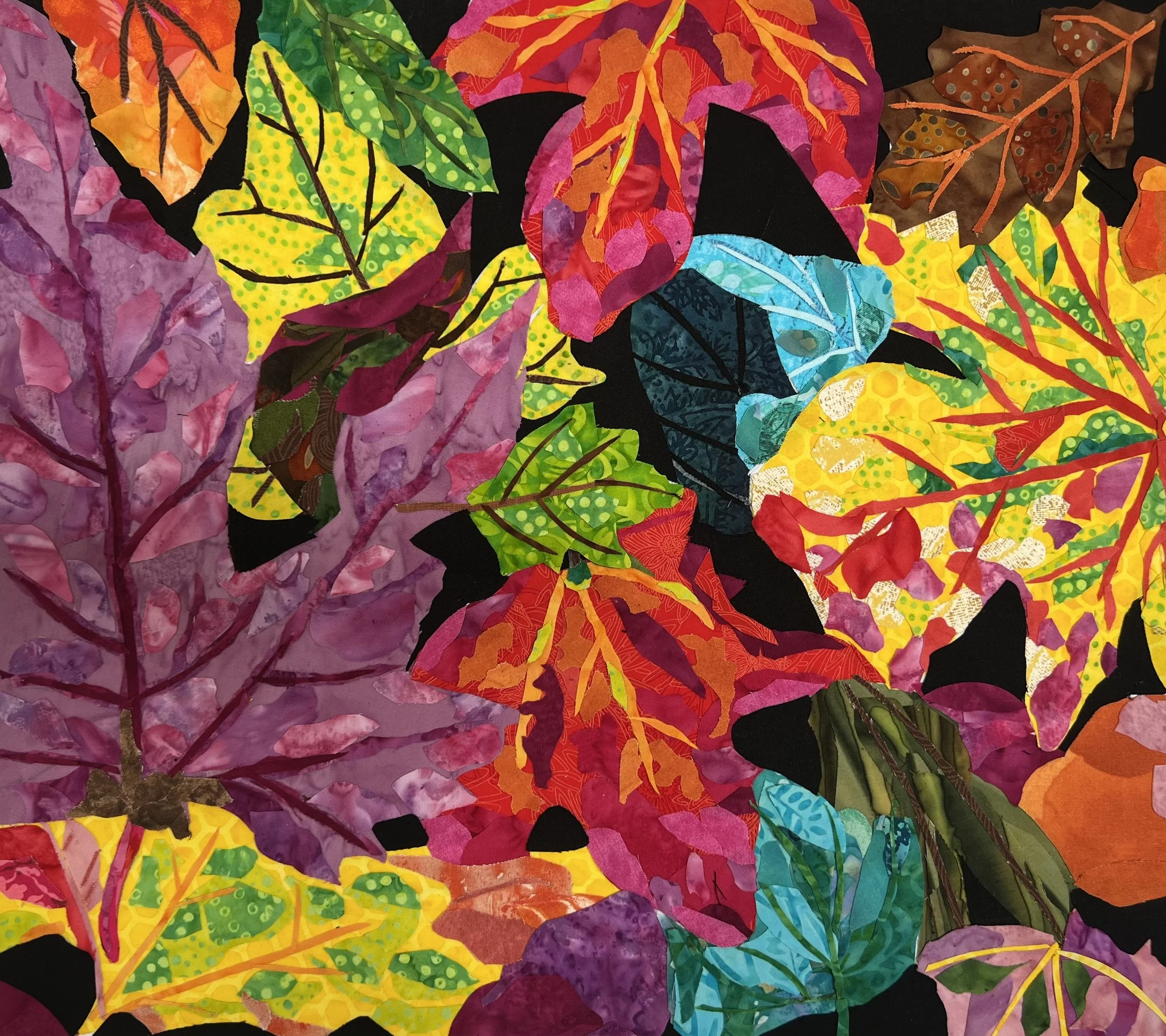 Fallen Leaves: 23" x 20"