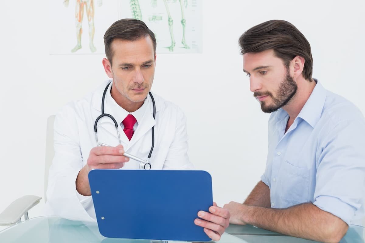 Doctor reviewing a weight loss treatment plan with a patient at a medical weight loss clinic in Ontario, CA