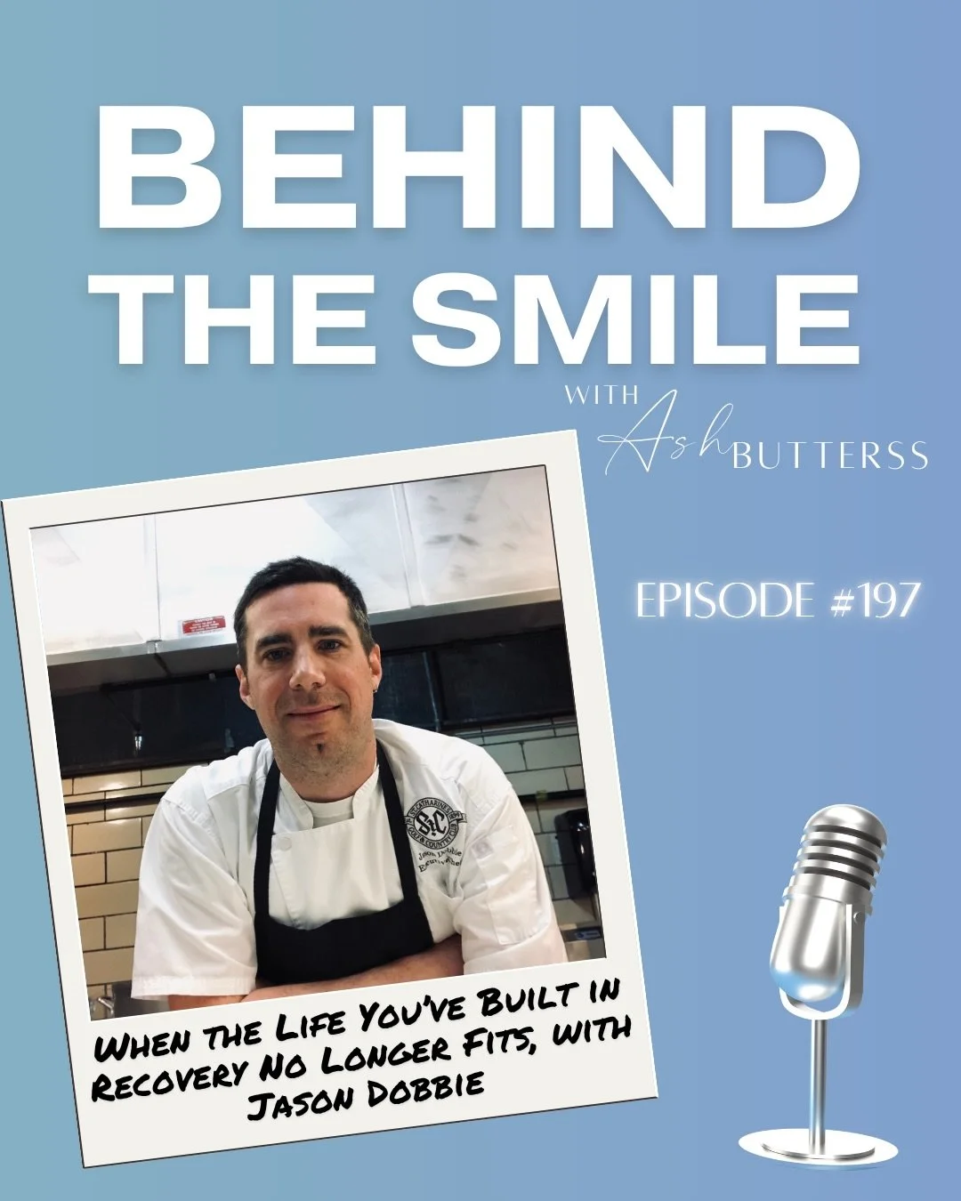 My guest this week is Jason Dobbie, a chef of 26 years who got sober while still running professional kitchens. Sobriety, though, did not answer the question underneath it all: who am I? Eight years on, Jason leads a community of more than 750 people