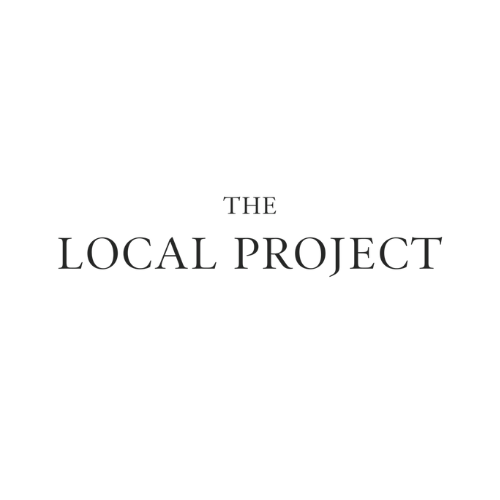The text 'THE LOCAL PROJECT' in black font on a white background.