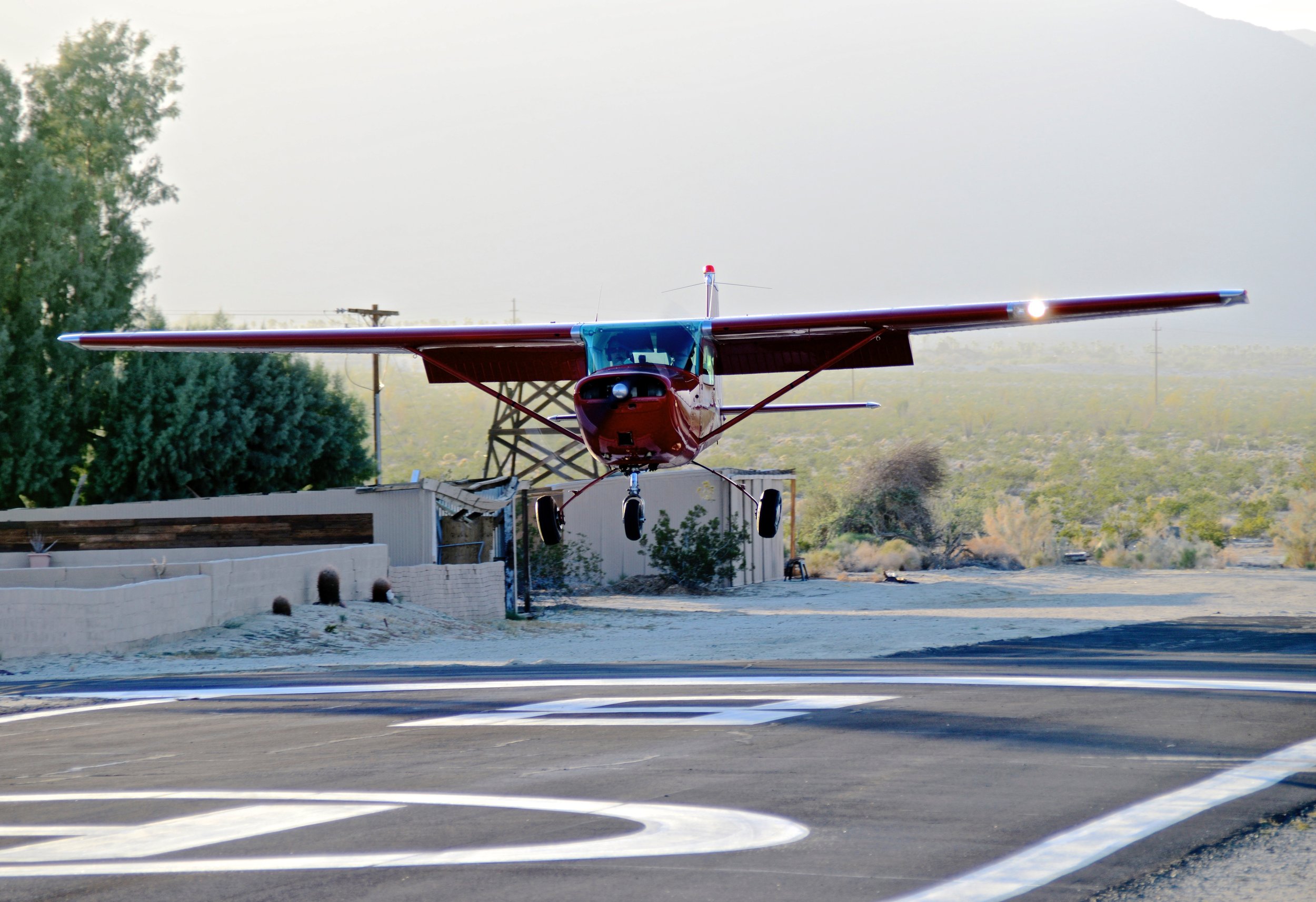  Cessna 150 approaching for Spot Landing at 58CL 